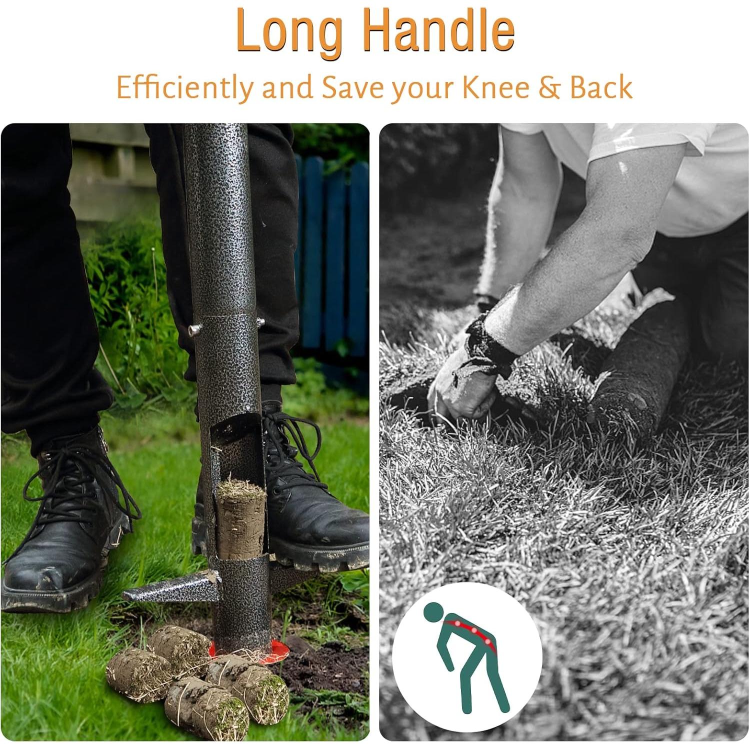 Planificador de Bulbos BsBsBest, Mango Largo 85.1 cm, Acero