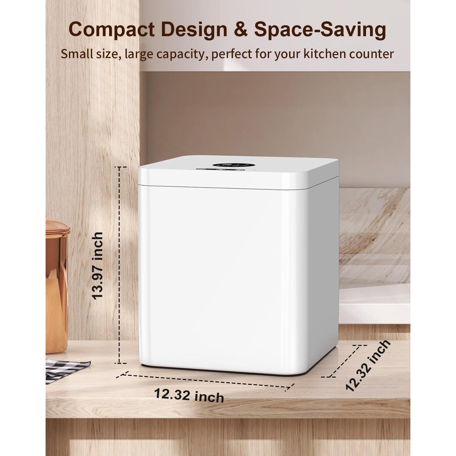 Compostador Eléctrico Growell 5.2L Sin Olores con Filtro