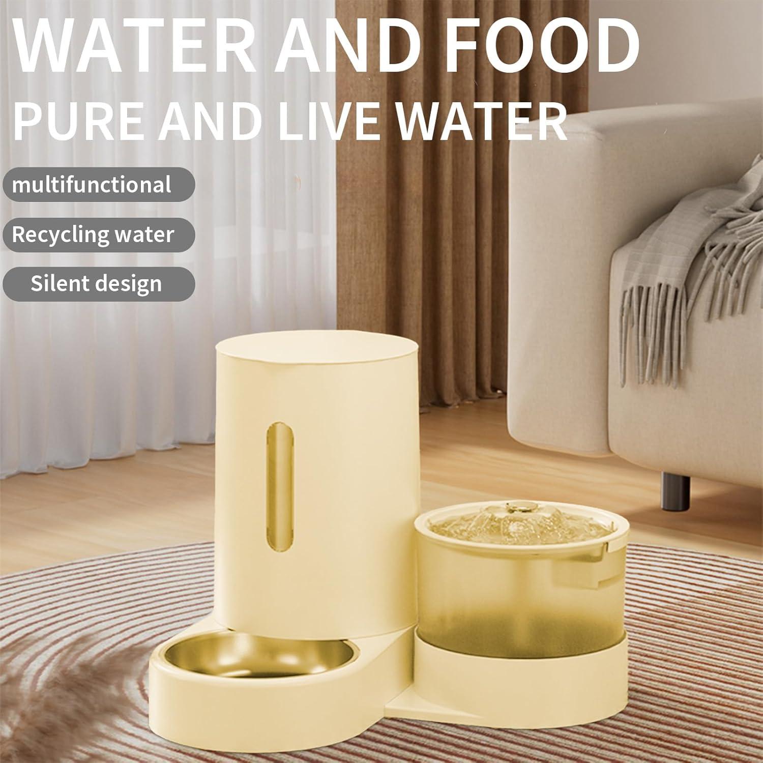 Comedero Automático y Dispensador de Agua TEBTDN 1.8L