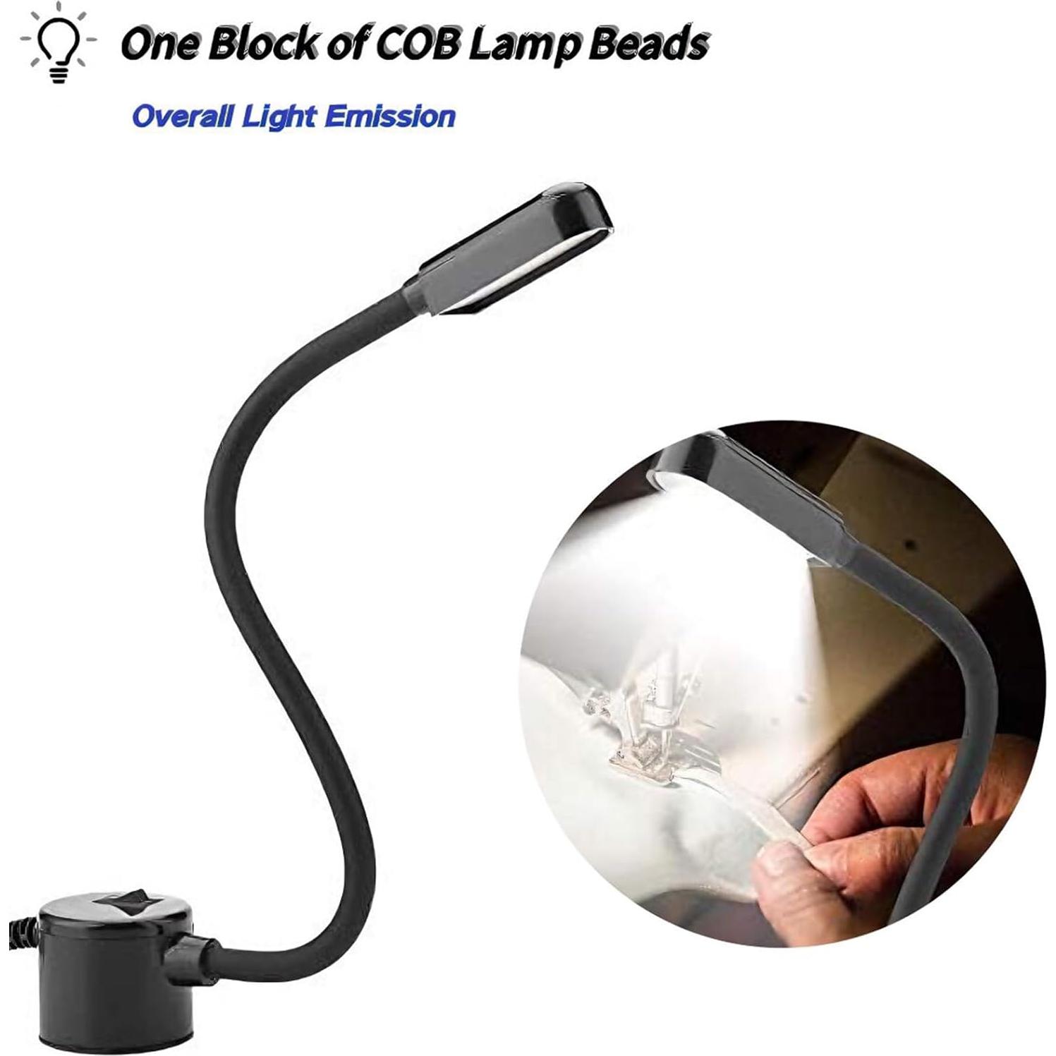 Luz de Trabajo LED AUTIDEFY con Brazo Flexible y Base Magnética