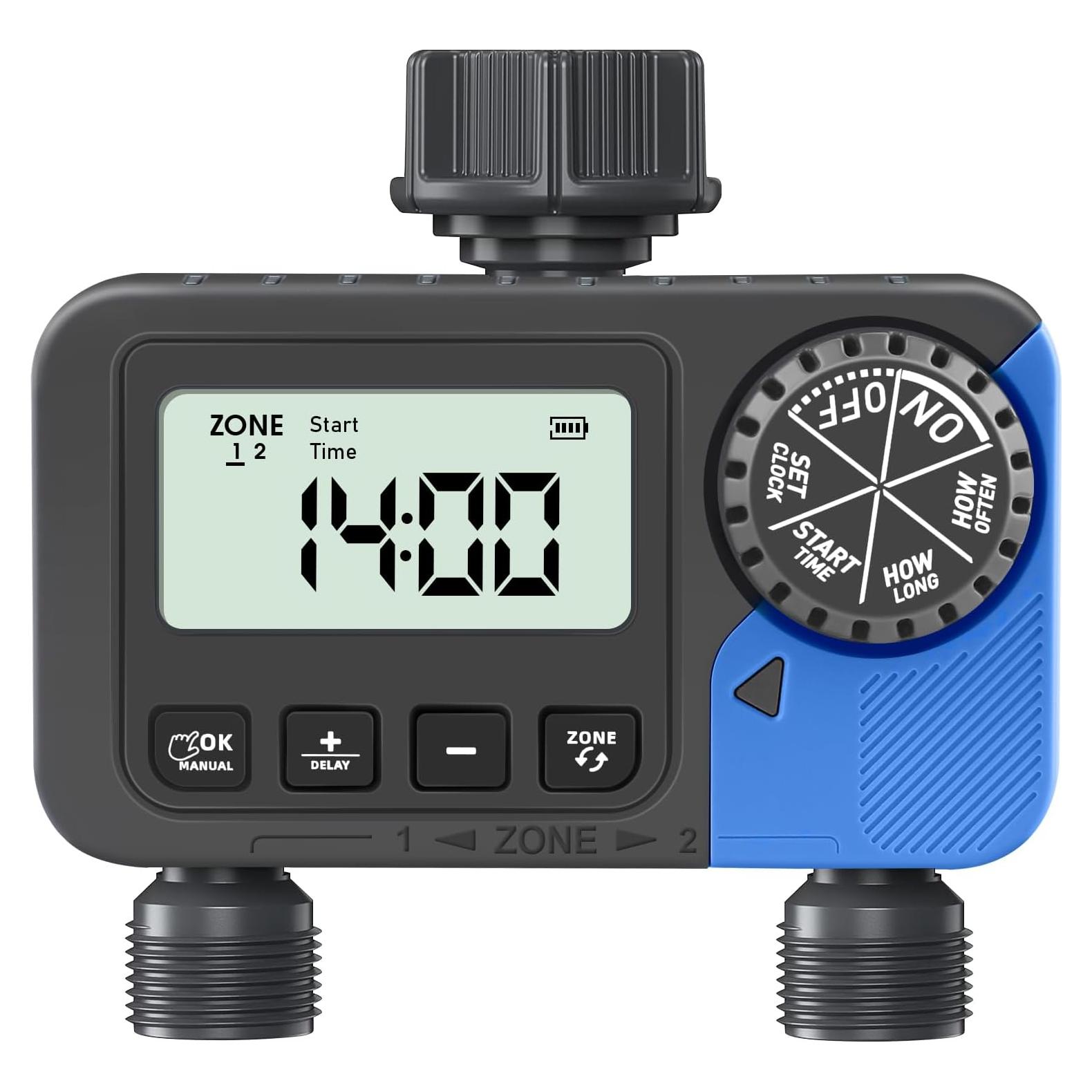 Temporizador de Riego dgtenk GT329 2 Salidas Programable