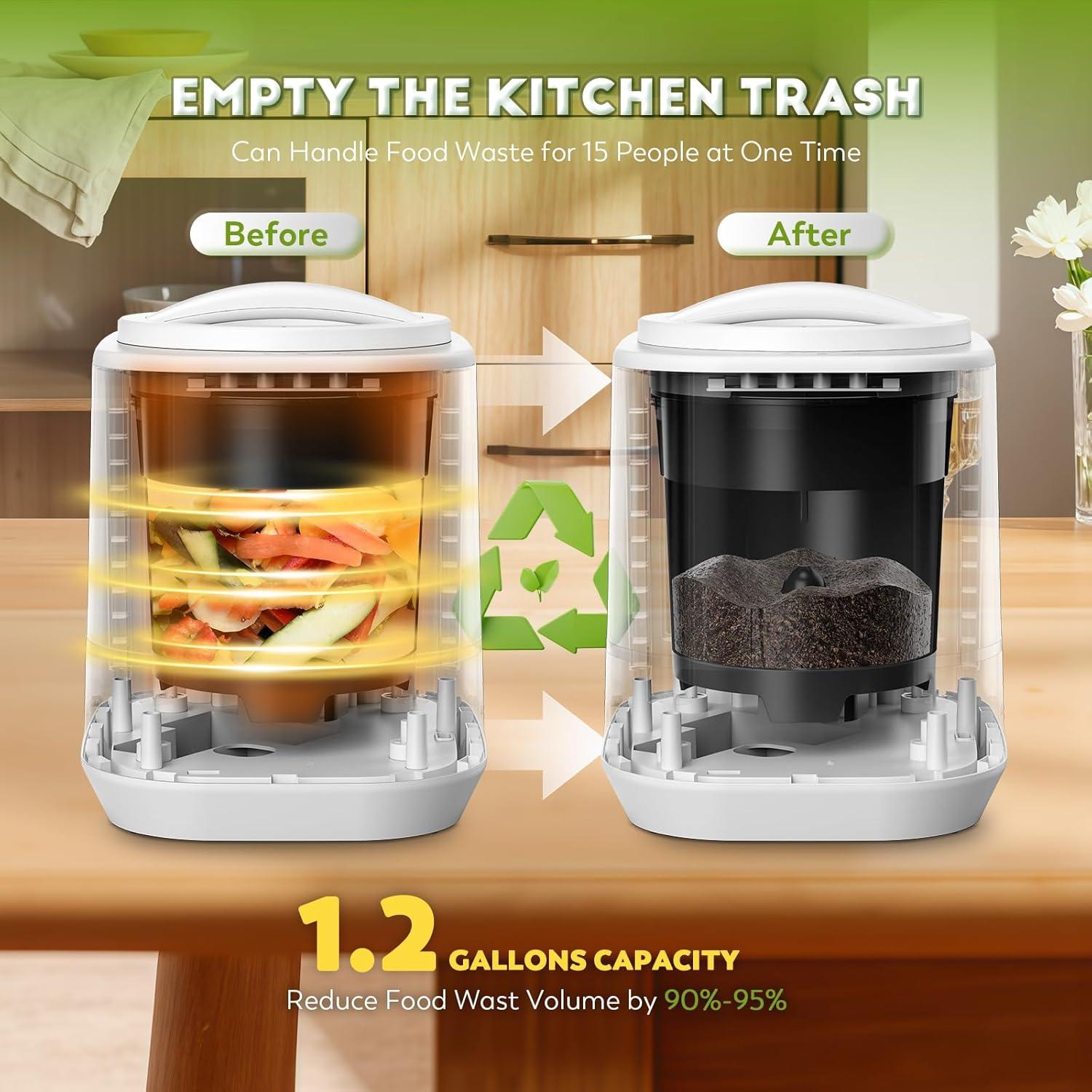 Compostador Eléctrico CGOLDENWALL 4.2L Sin Olores Inteligente