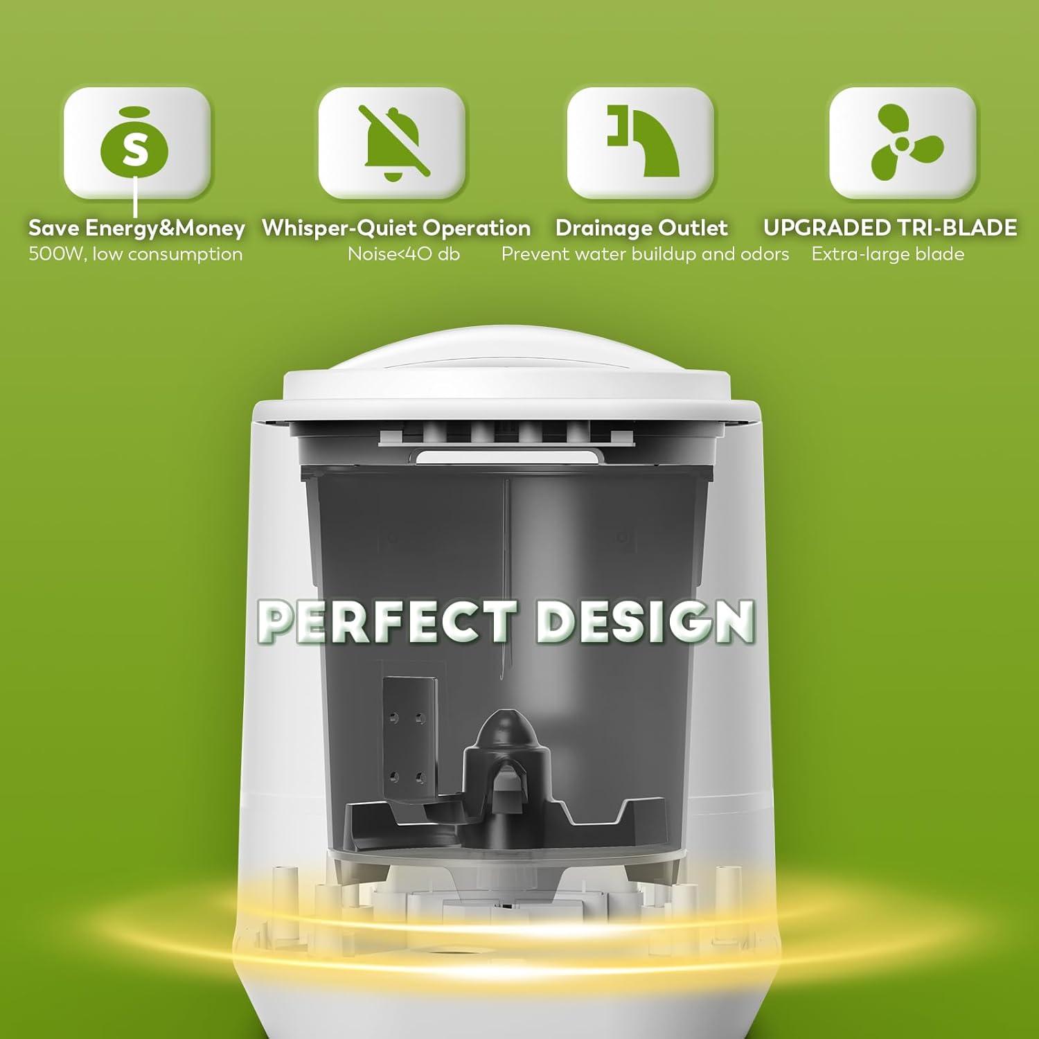 Compostador Eléctrico CGOLDENWALL 4.2L Sin Olores Inteligente