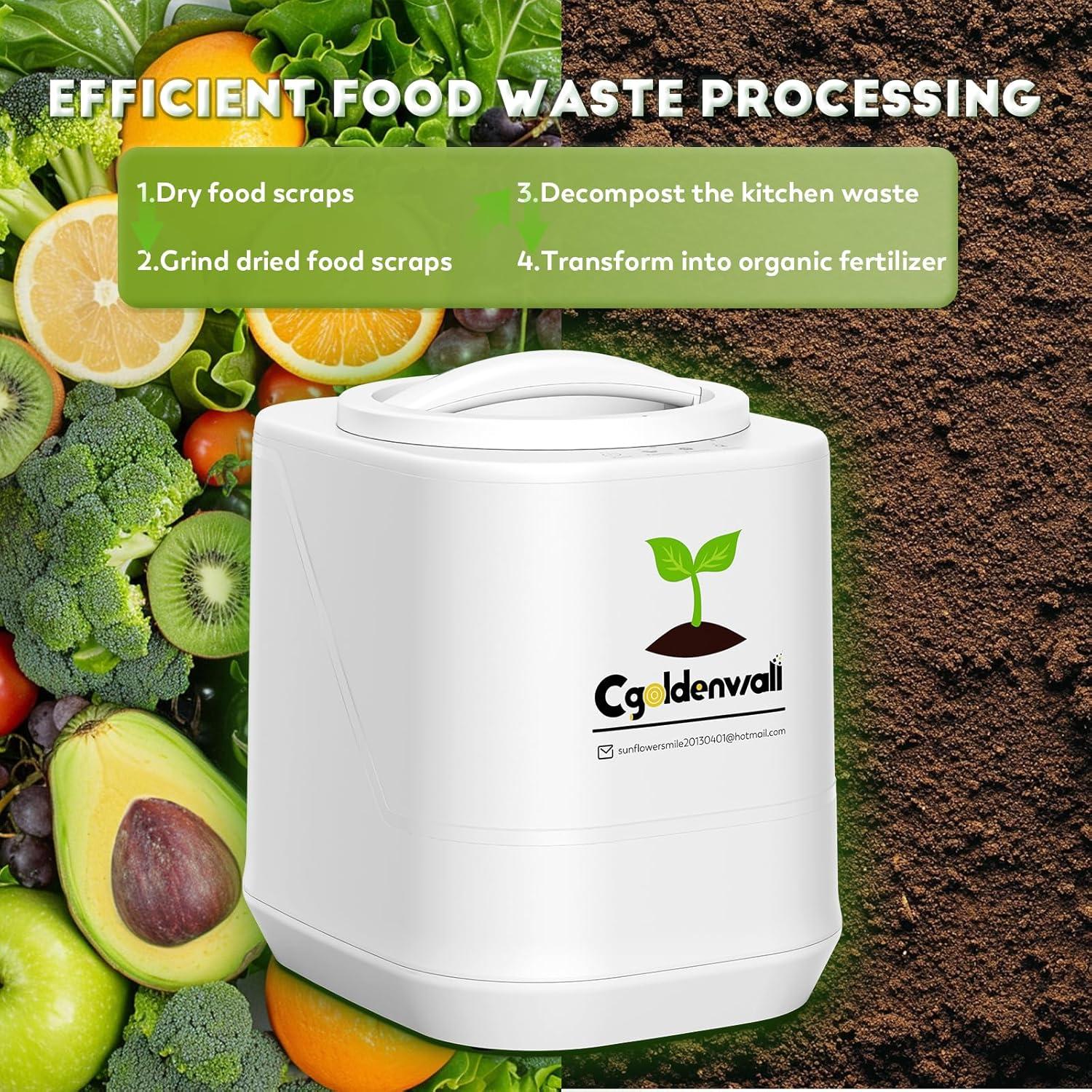 Compostador Eléctrico CGOLDENWALL 4.2L Sin Olores Inteligente