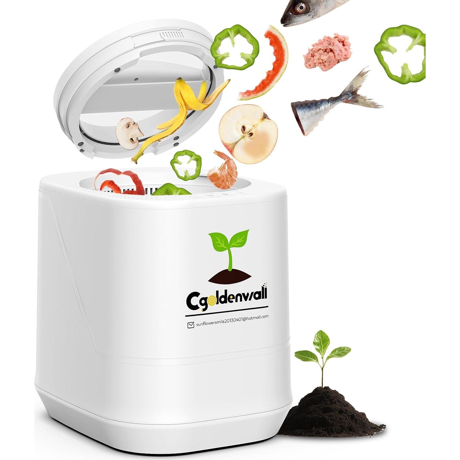 Compostador Eléctrico CGOLDENWALL 4.2L Sin Olores Inteligente