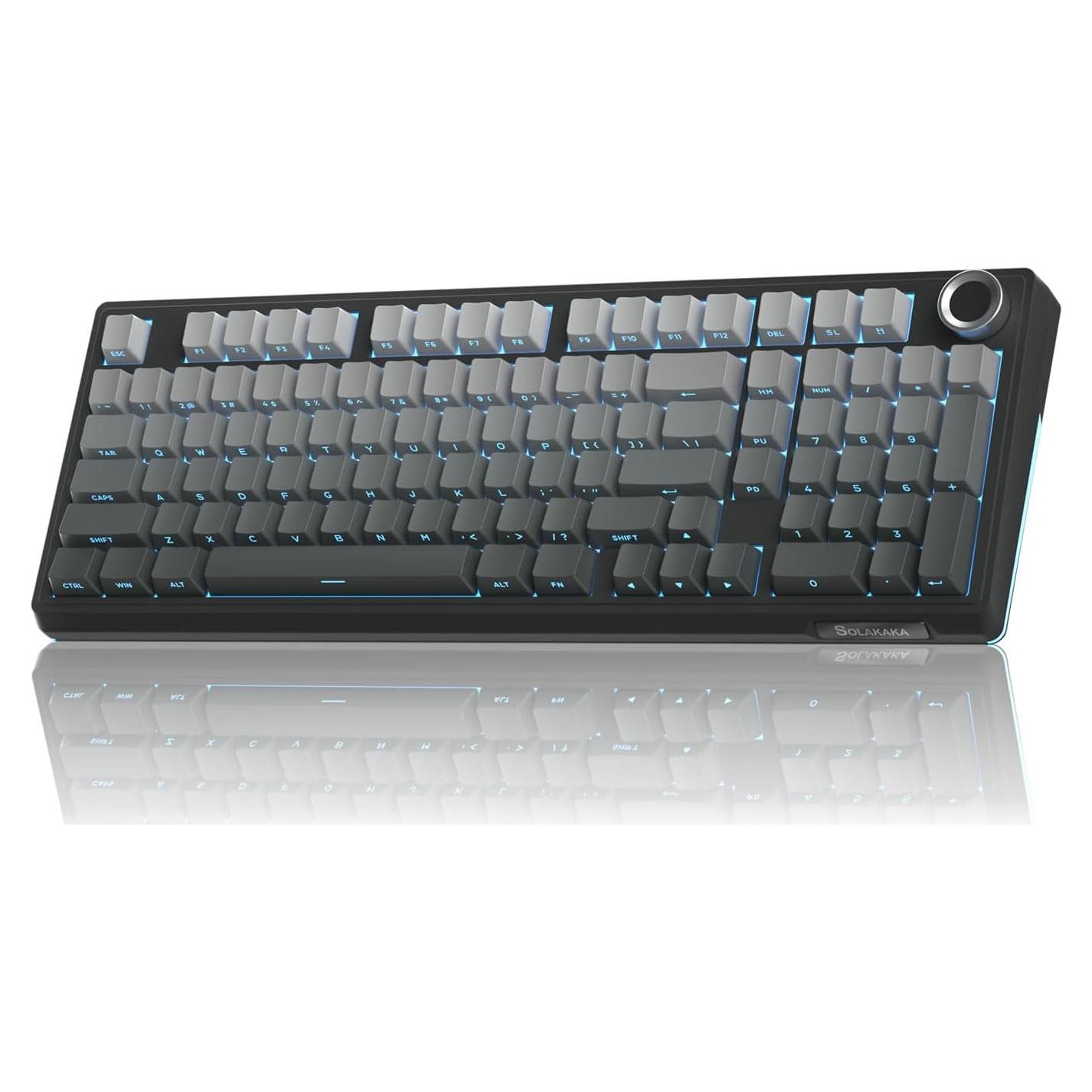 Teclado Mecánico Inalámbrico SOLAKAKA KI99 Pro 96% RGB