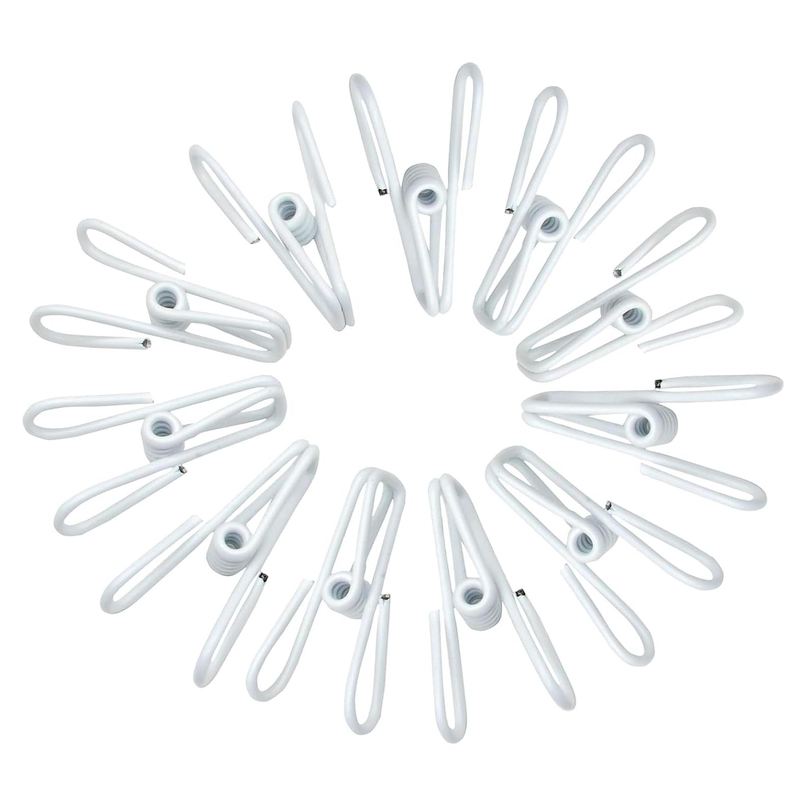 Pinzas para Chips YIHUANYIFA 5 cm Blancas - Paquete de 20