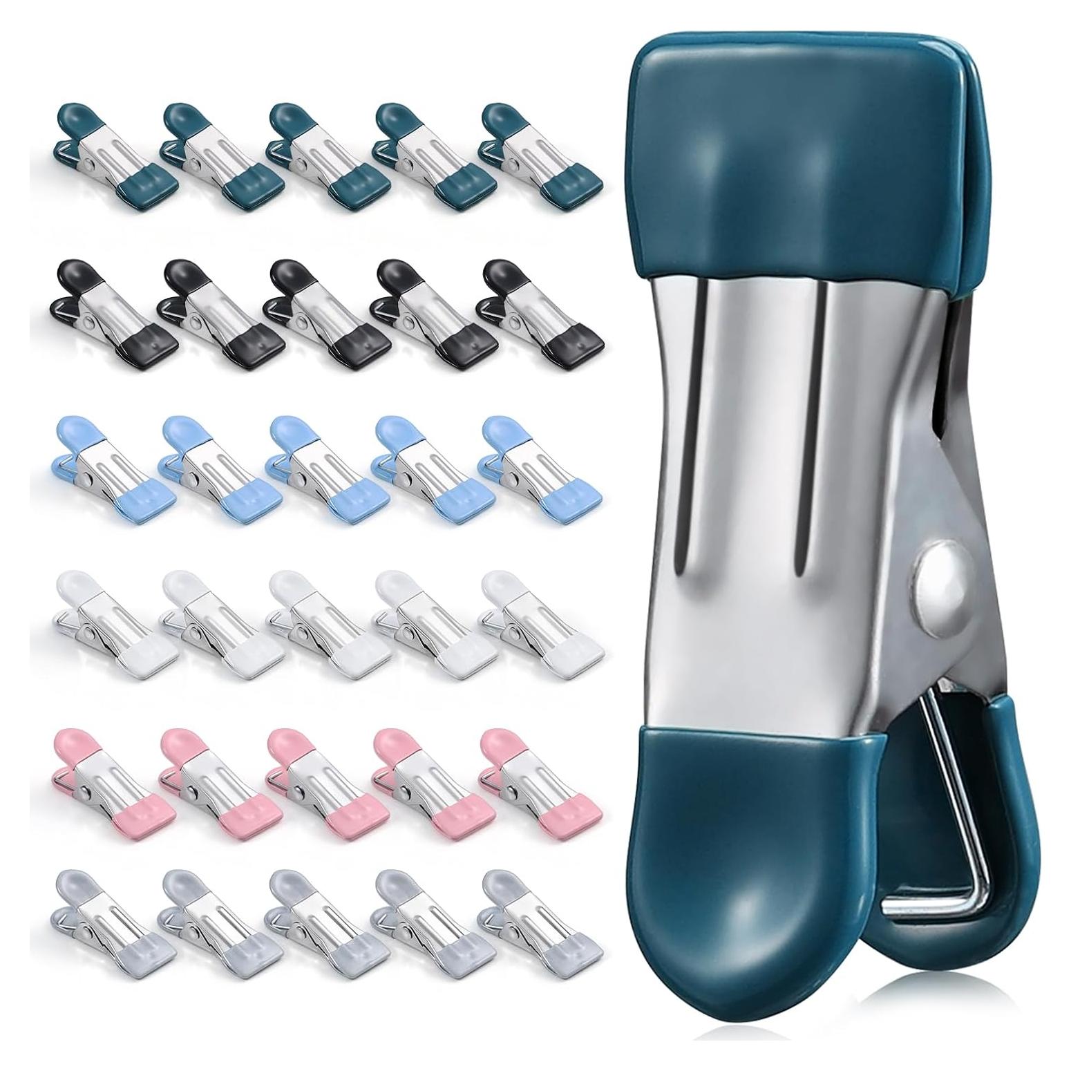 Pinzas de Ropa Pesadas Hotolive 30 Unidades Acero Inoxidable