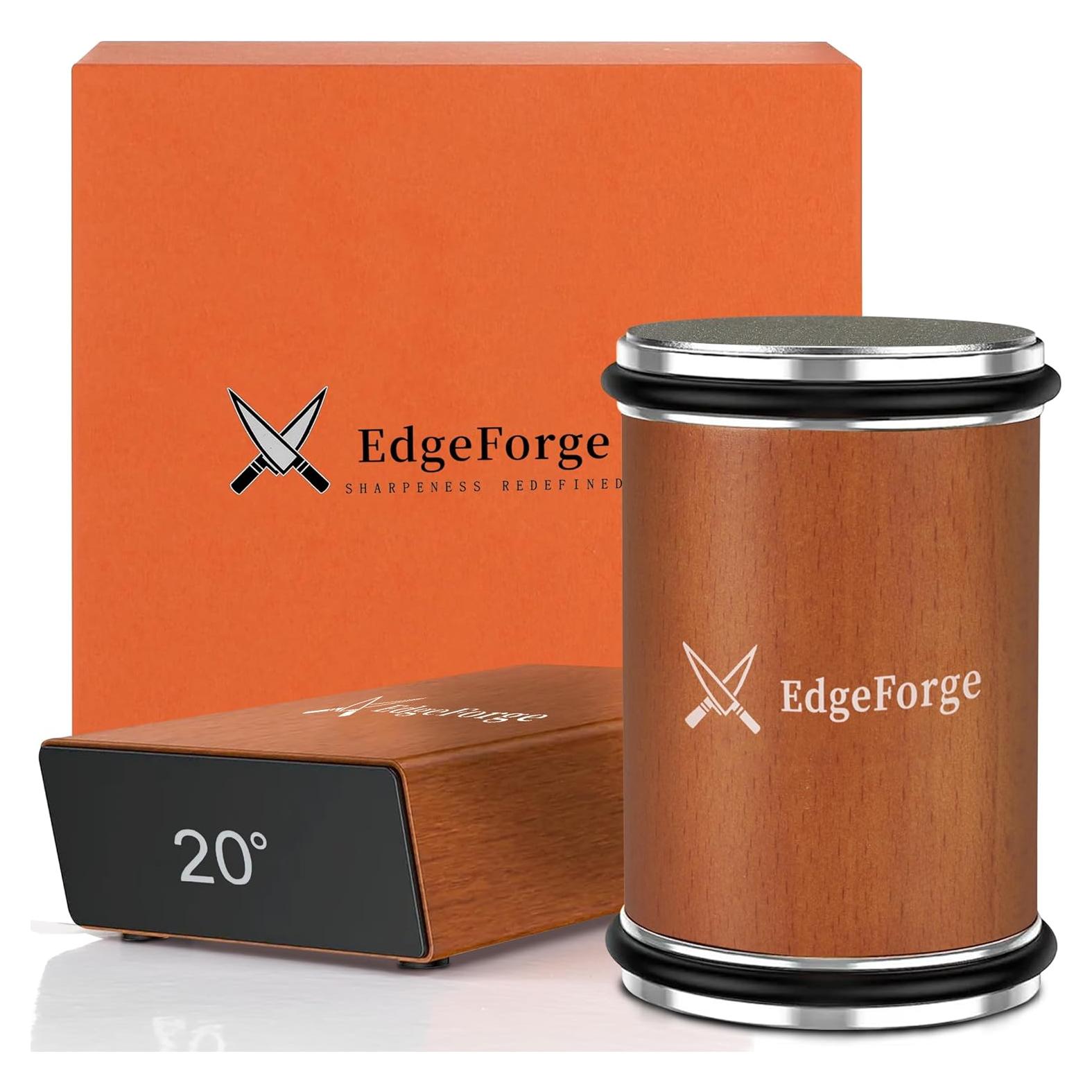 Afilador de Cuchillos EdgeForge - Rodante Magnético de Madera