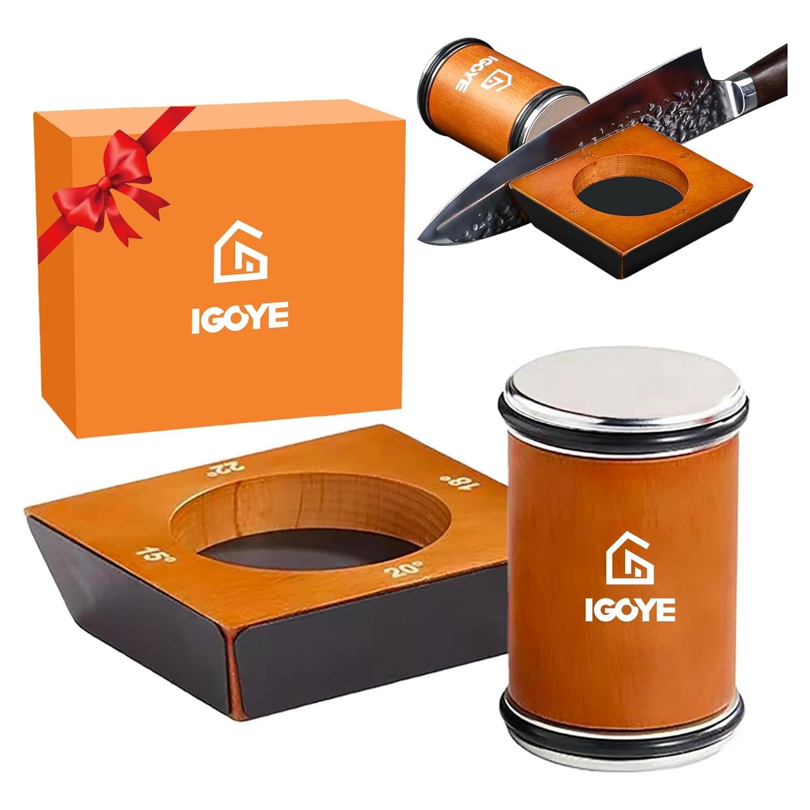 Afilador de Cuchillos IGOYE 4 Ángulos Diamante Profesional