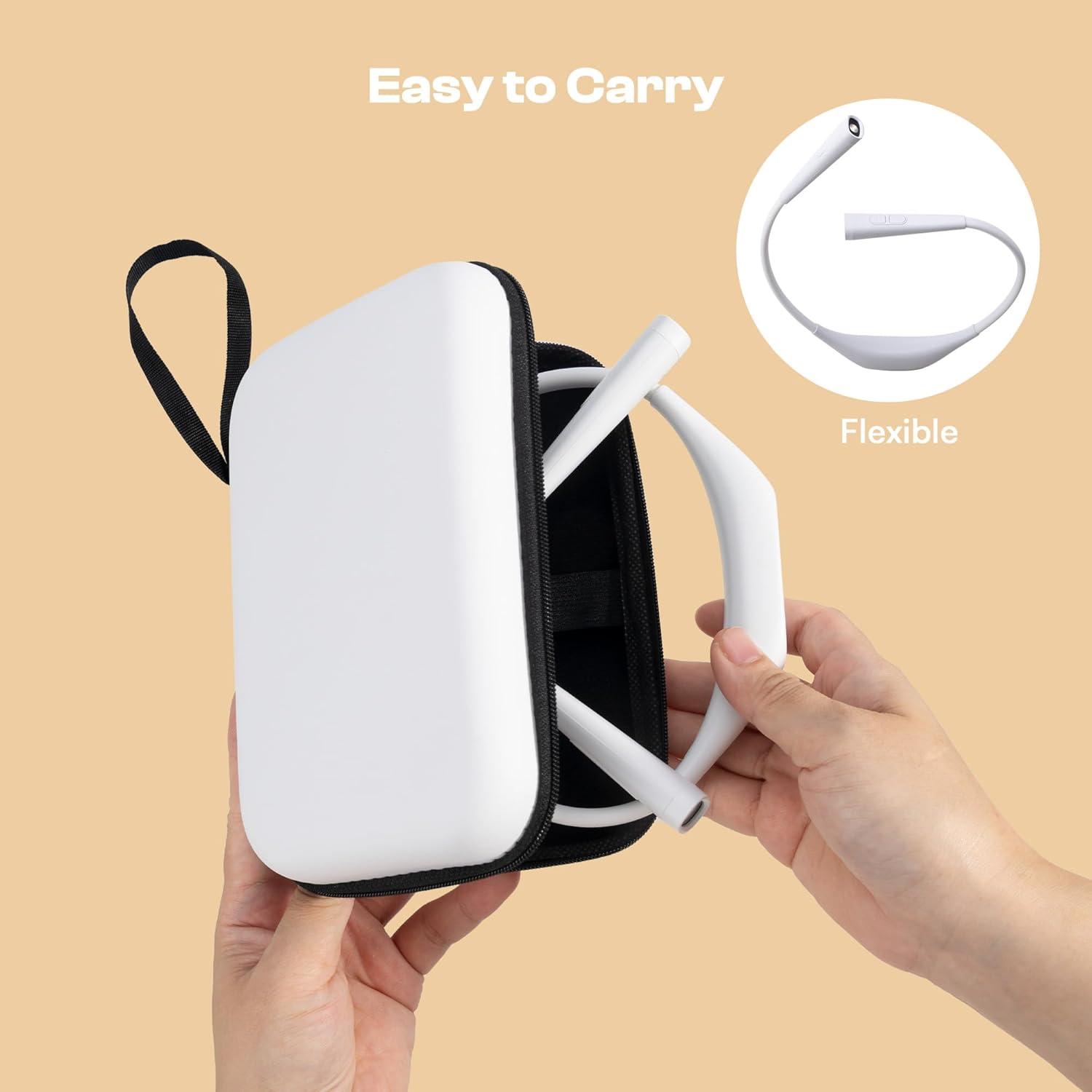 Luz de Tejer Caydo con Bolsa, 4 Colores y 5 Brillos