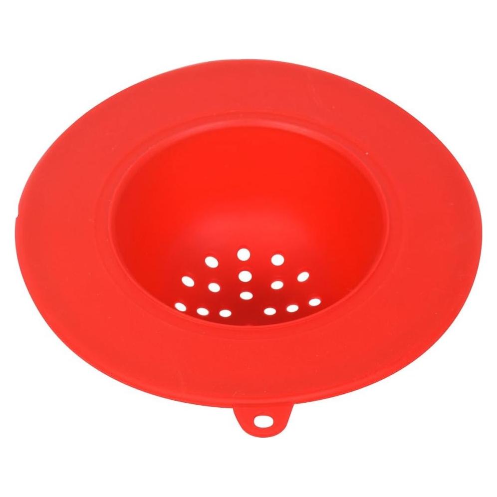 Colador de Fregadero de Silicona Conceptos de Cocina Rojo