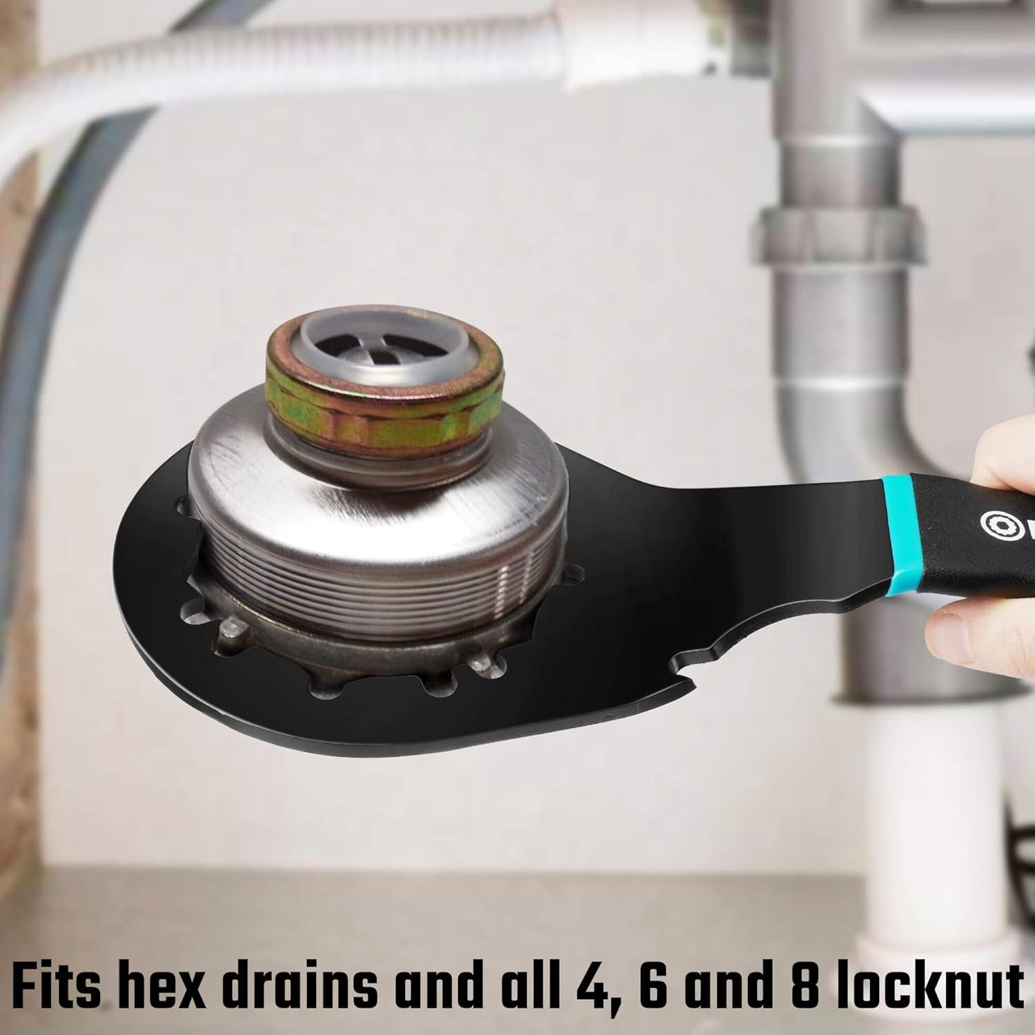 Llave de Desagüe Universal DURATECH para Fregadero - Aluminio