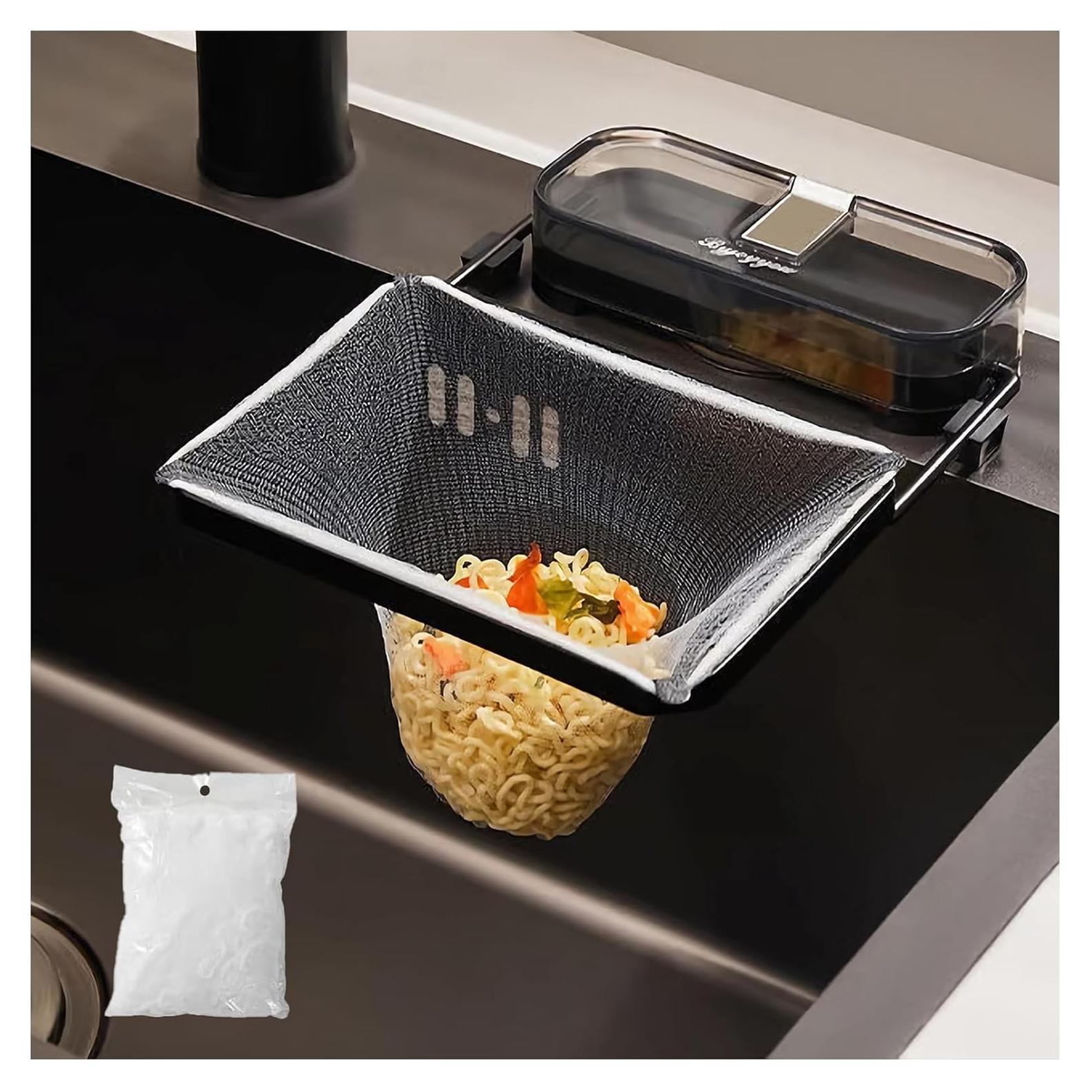 Colador de Drenaje de Fregadero Genérico Negro Plegable con Ventosa