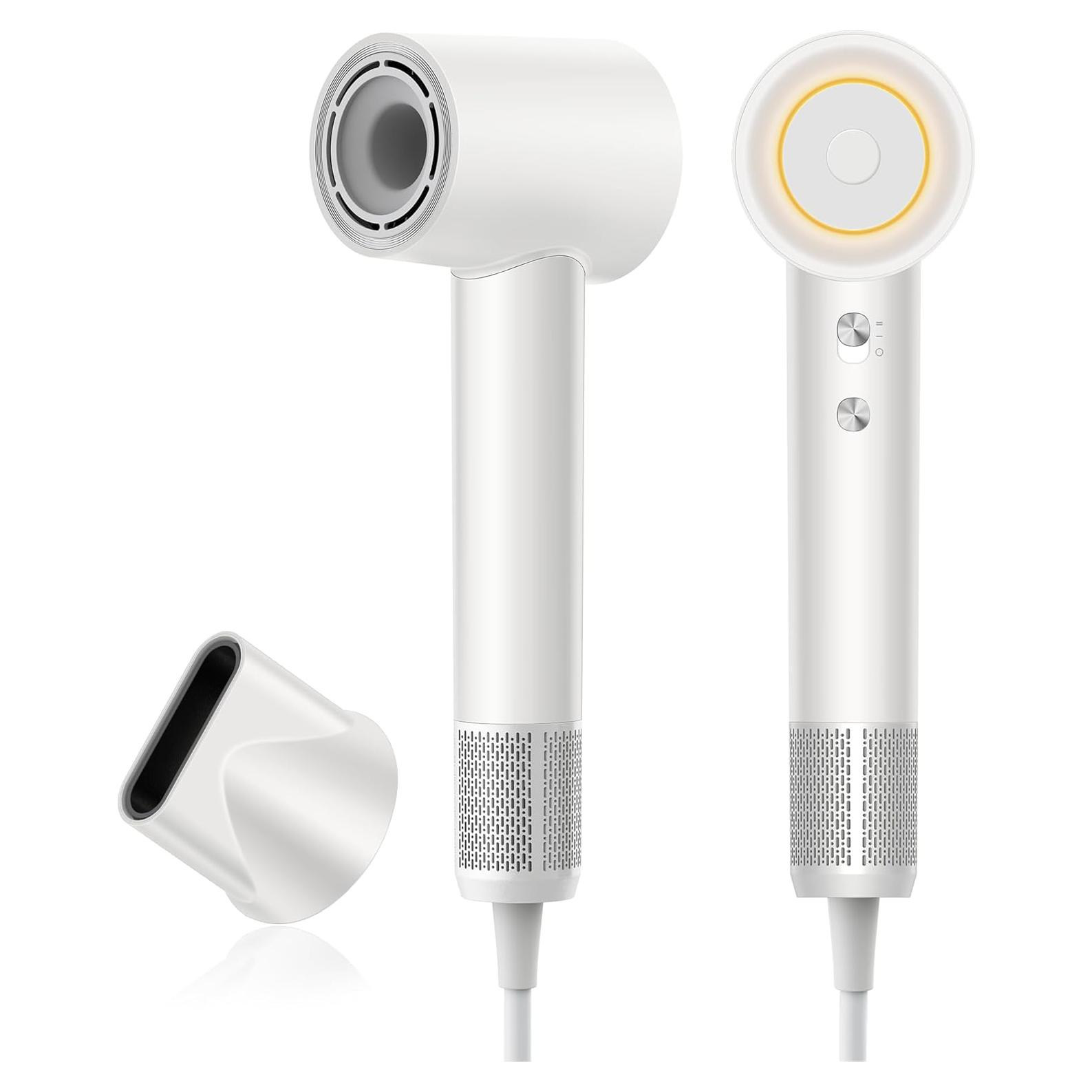 Secador de Pelo Iónico Negativo zhiyangfei 110,000 RPM Blanco