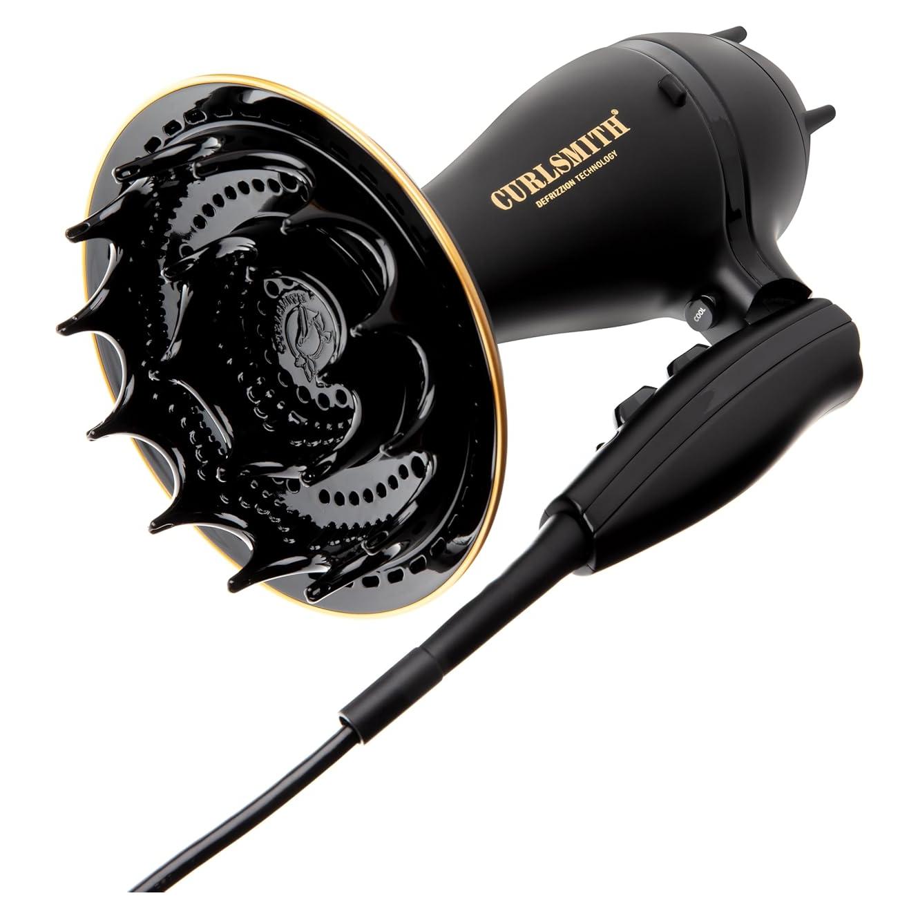 Secador de Pelo Curlsmith Defrizzion de Viaje con Difusor Grande