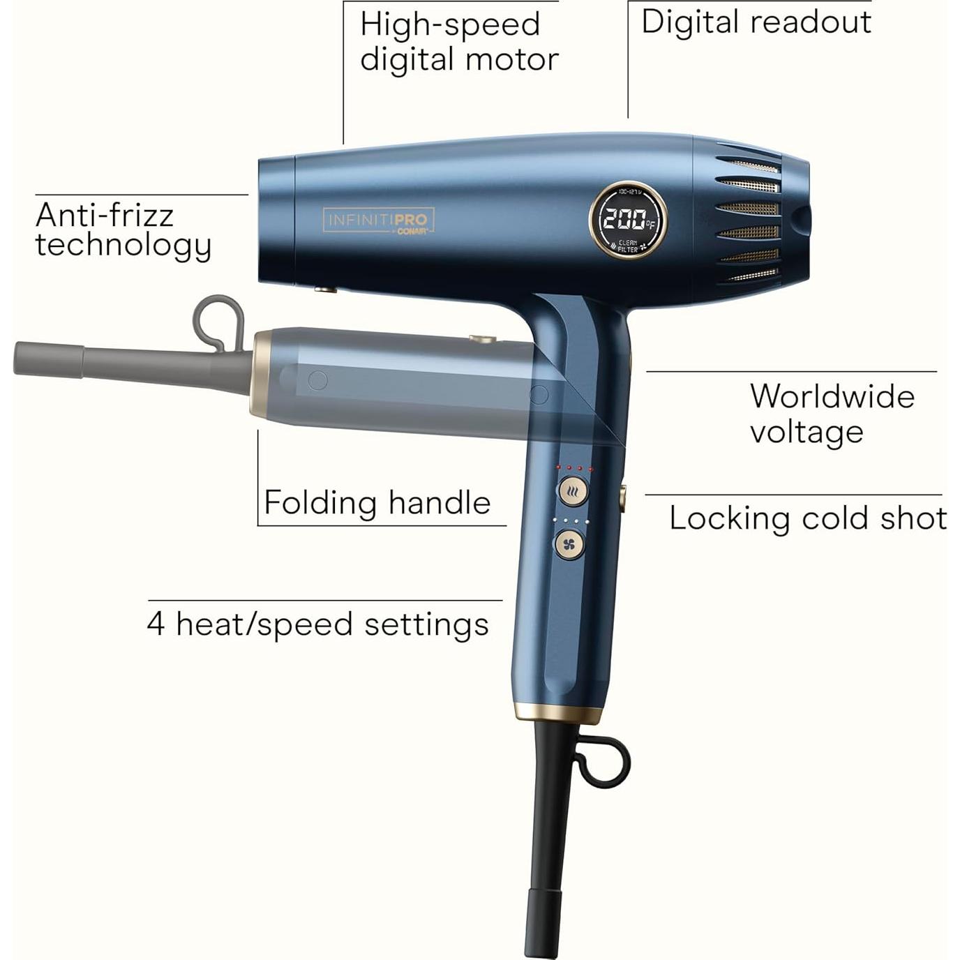 Secador de Pelo Conair Infiniti PRO DigitalAIRE 2.0 1875W Iónico