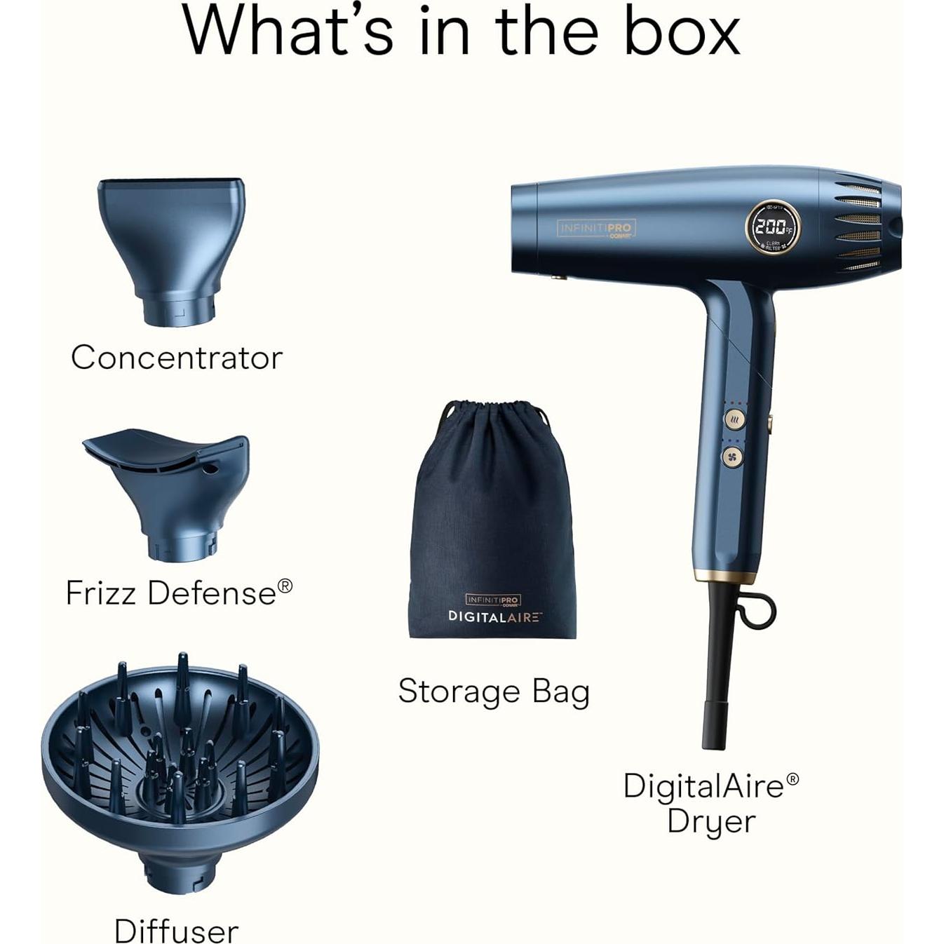 Secador de Pelo Conair Infiniti PRO DigitalAIRE 2.0 1875W Iónico