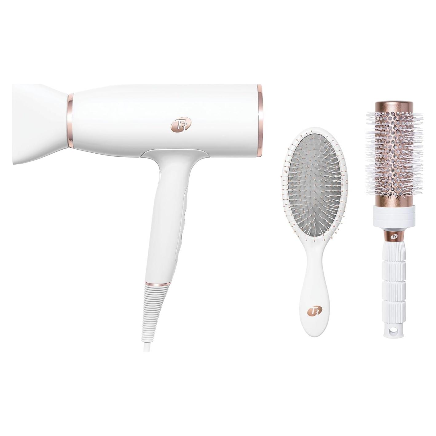 Secador de Pelo Profesional T3 AireLuxe Iónico 5 Calor 3 Velocidad