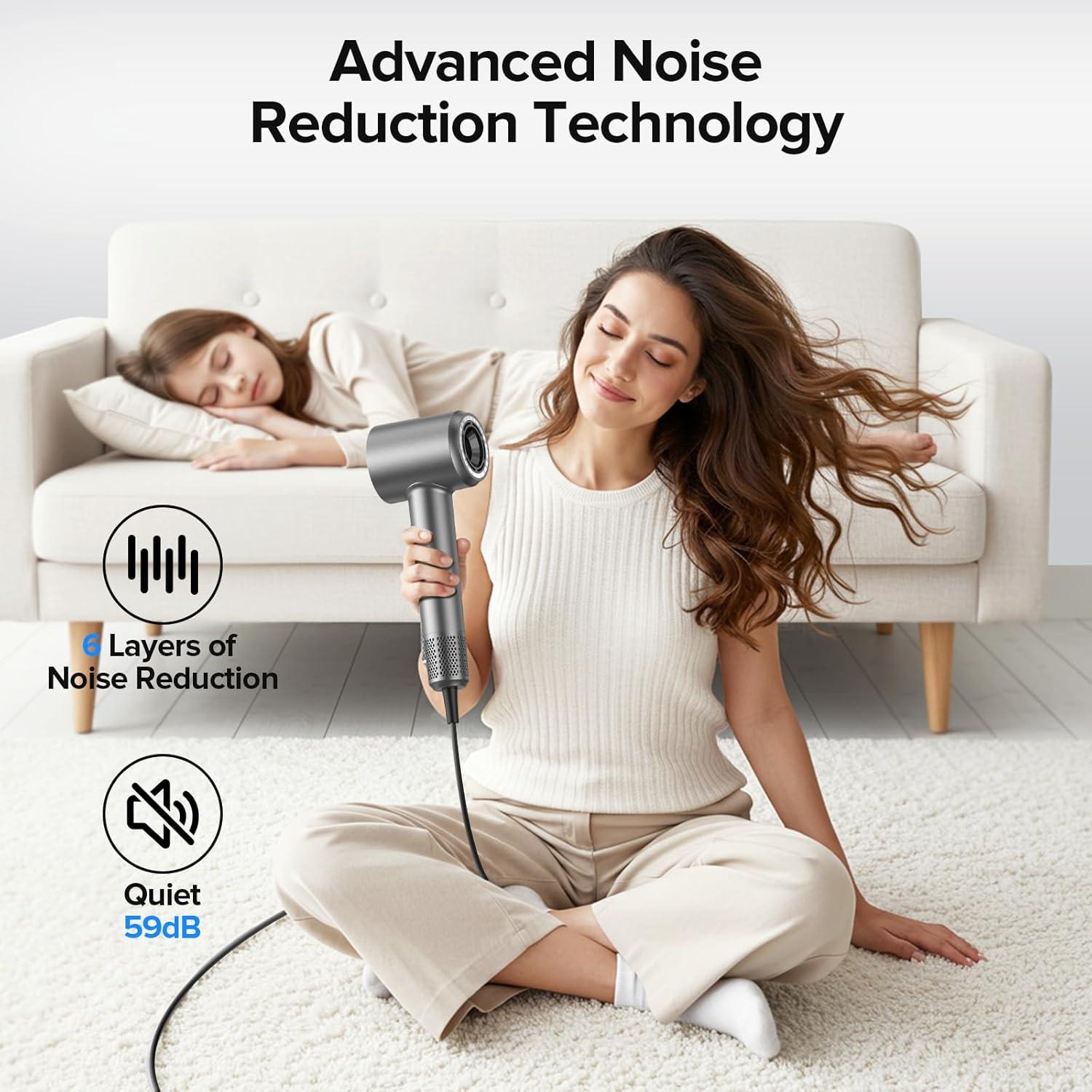 Secador de Pelo lpstea 150000 RPM Iones Negativos 500M