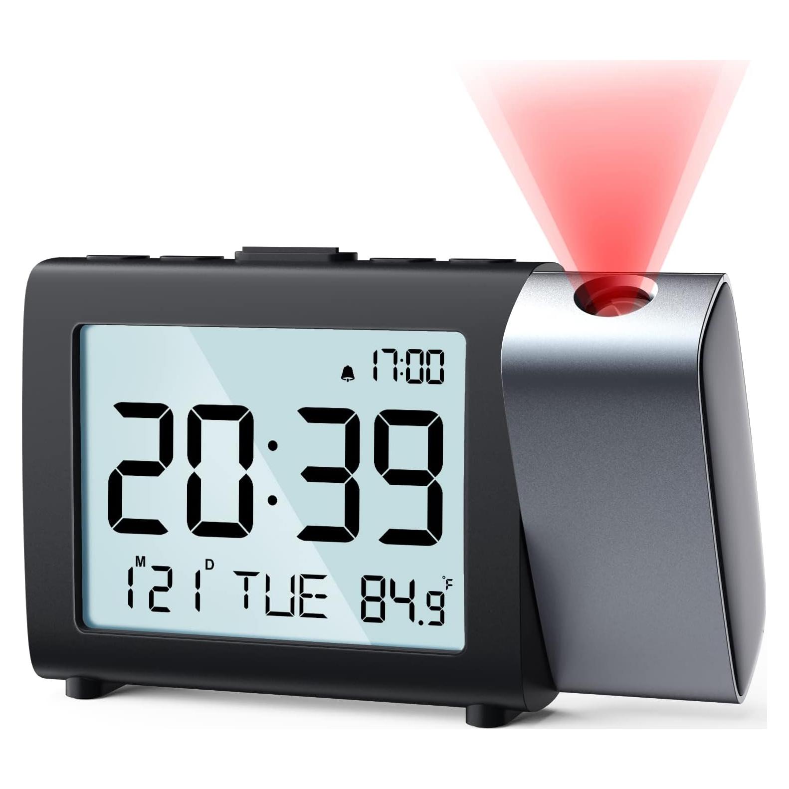 Reloj Despertador Proyector MeesMeek Digital con Temperatura