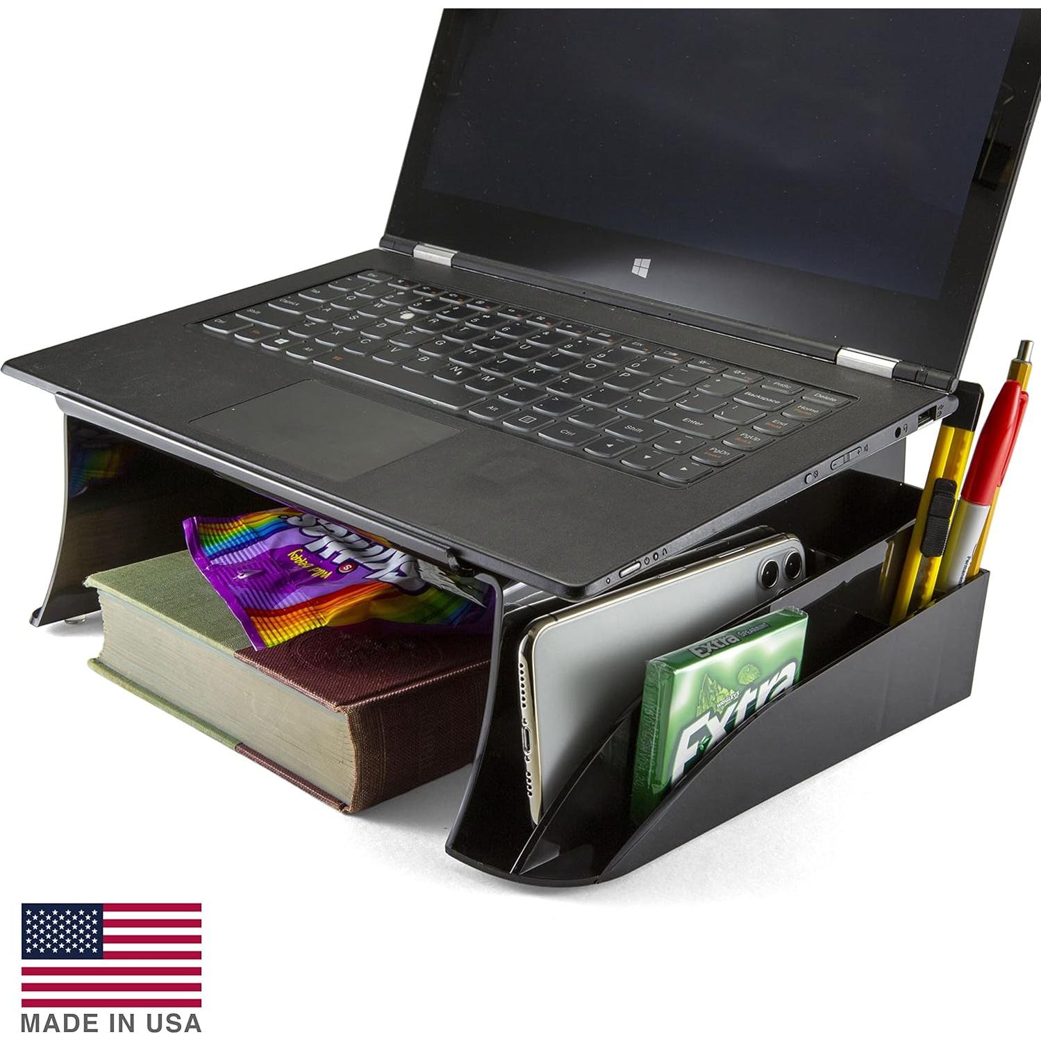 Soporte para Laptop y Teléfono Officemate 21522, Negro