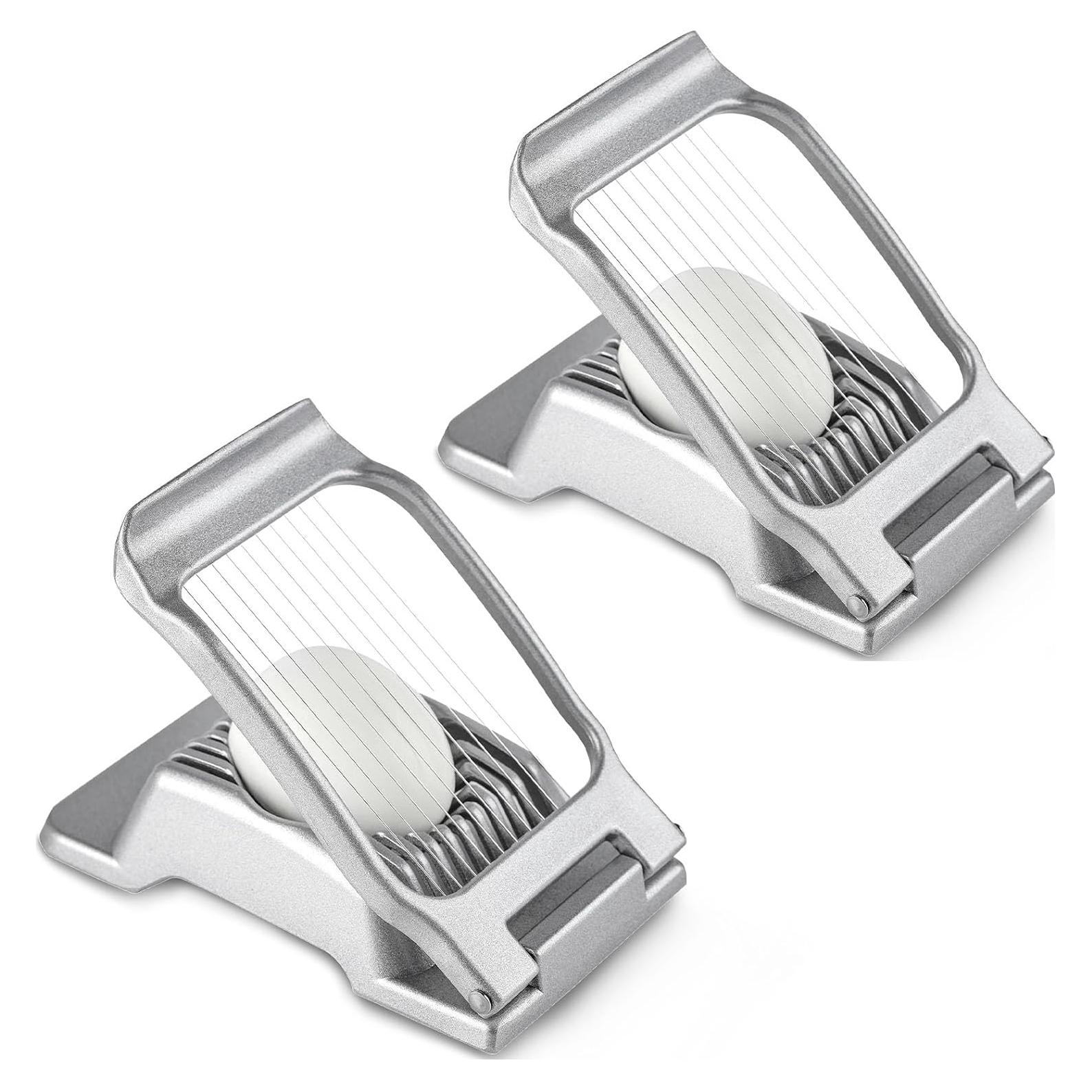 Cortador de Huevos Multifuncional LGHWKETH de Aluminio 2PCS