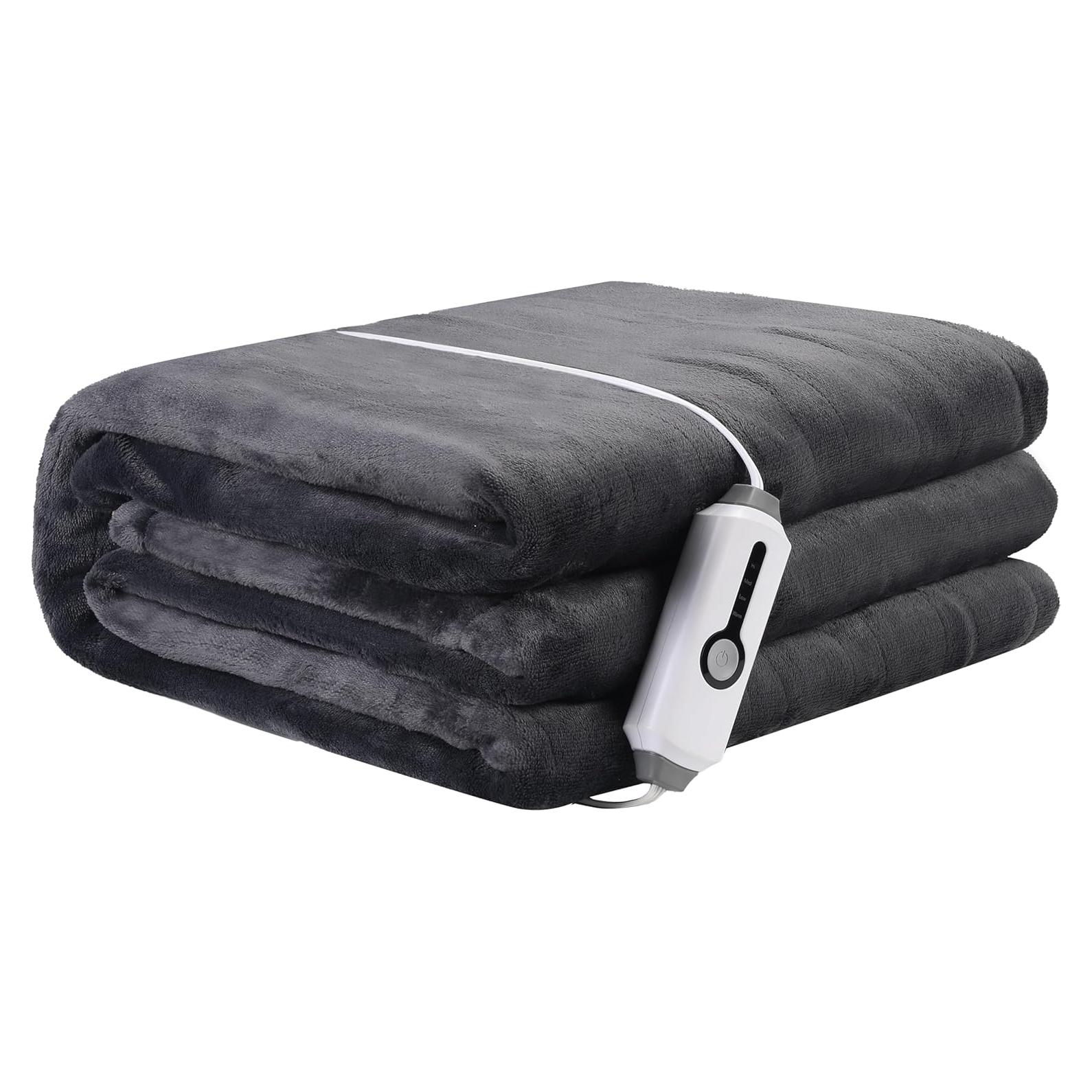 Manta Eléctrica Térmica LaffyLo Completo 182x213 cm Gris