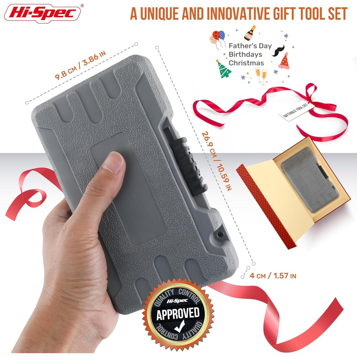 Juego de 52 Piezas de Puntas de Destornillador Hi-Spec