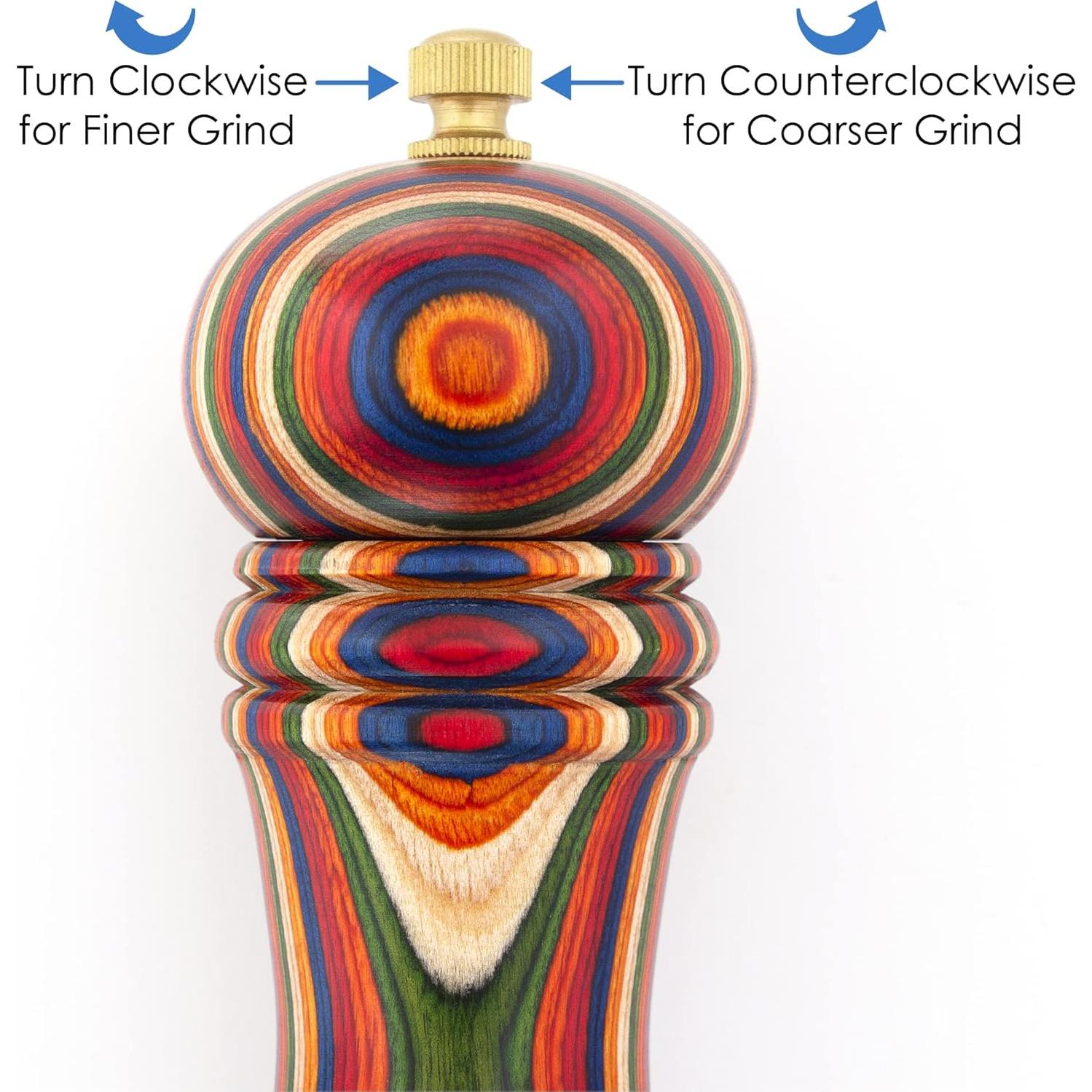 Molinillo de Pimienta Totally Bamboo Marrakesh 20 cm Ajustable