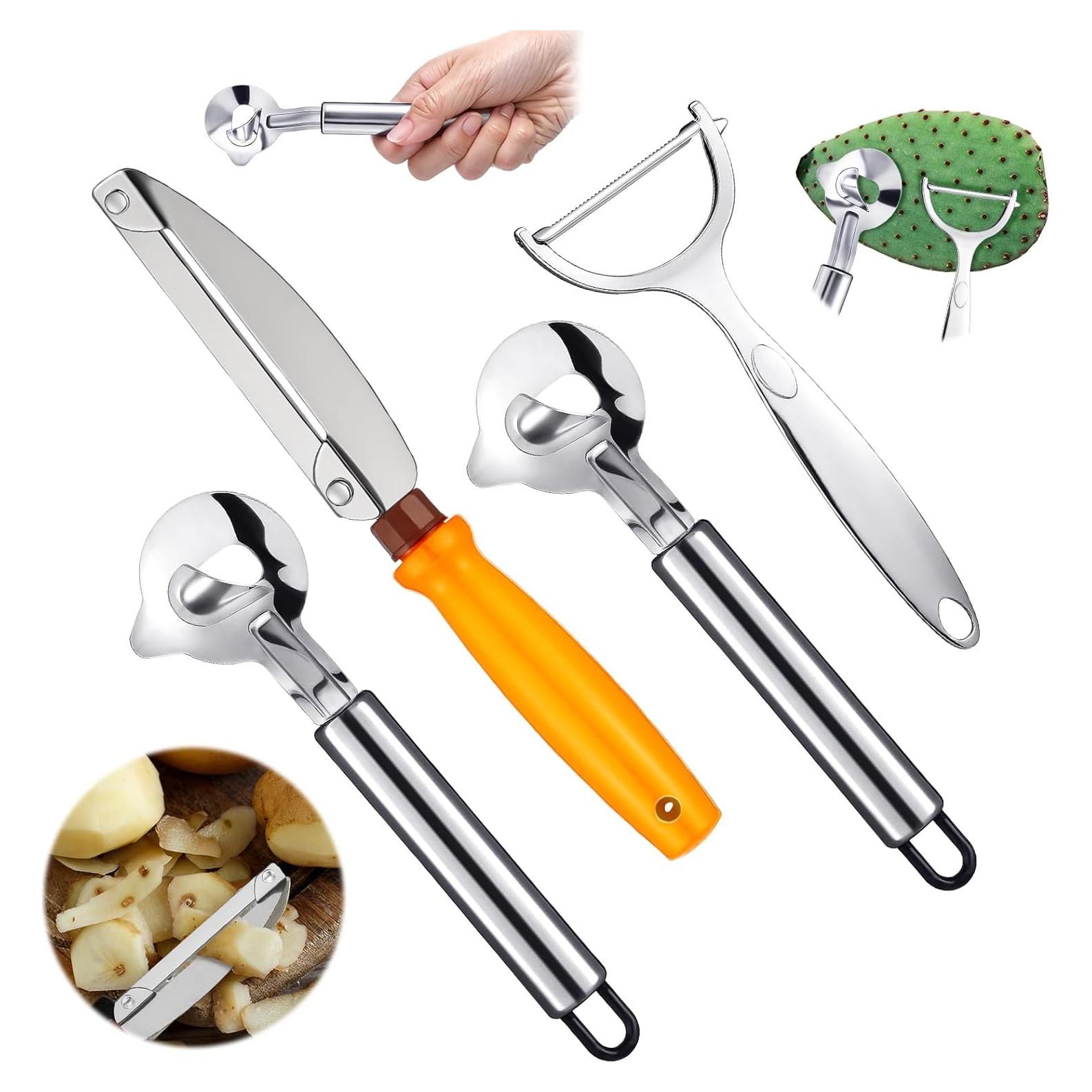Juego de Herramientas para Pelar Cactus Lothee - 4 Piezas
