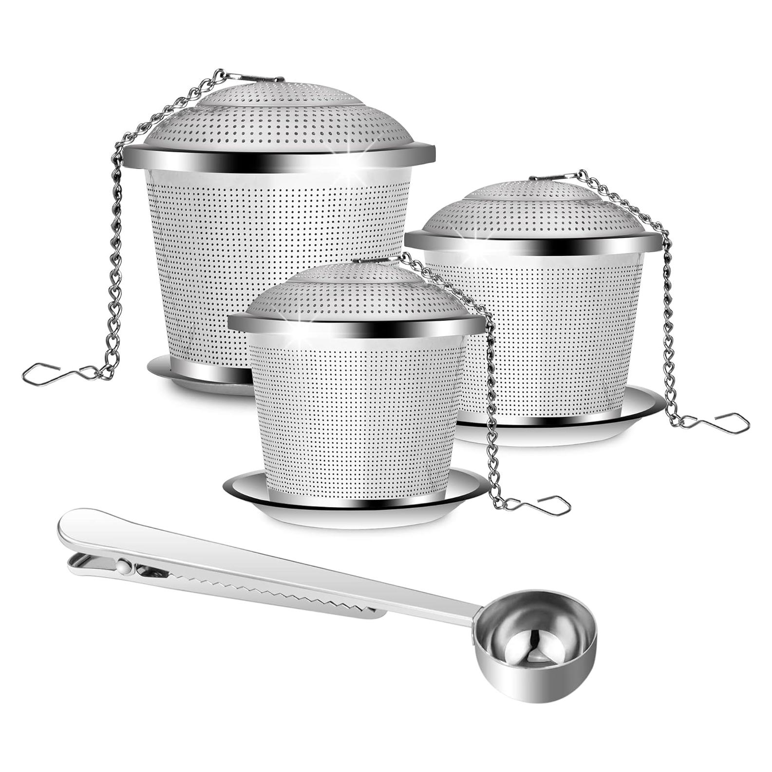 Juego de Infusores de Té Numola - Acero Inoxidable Reutilizables