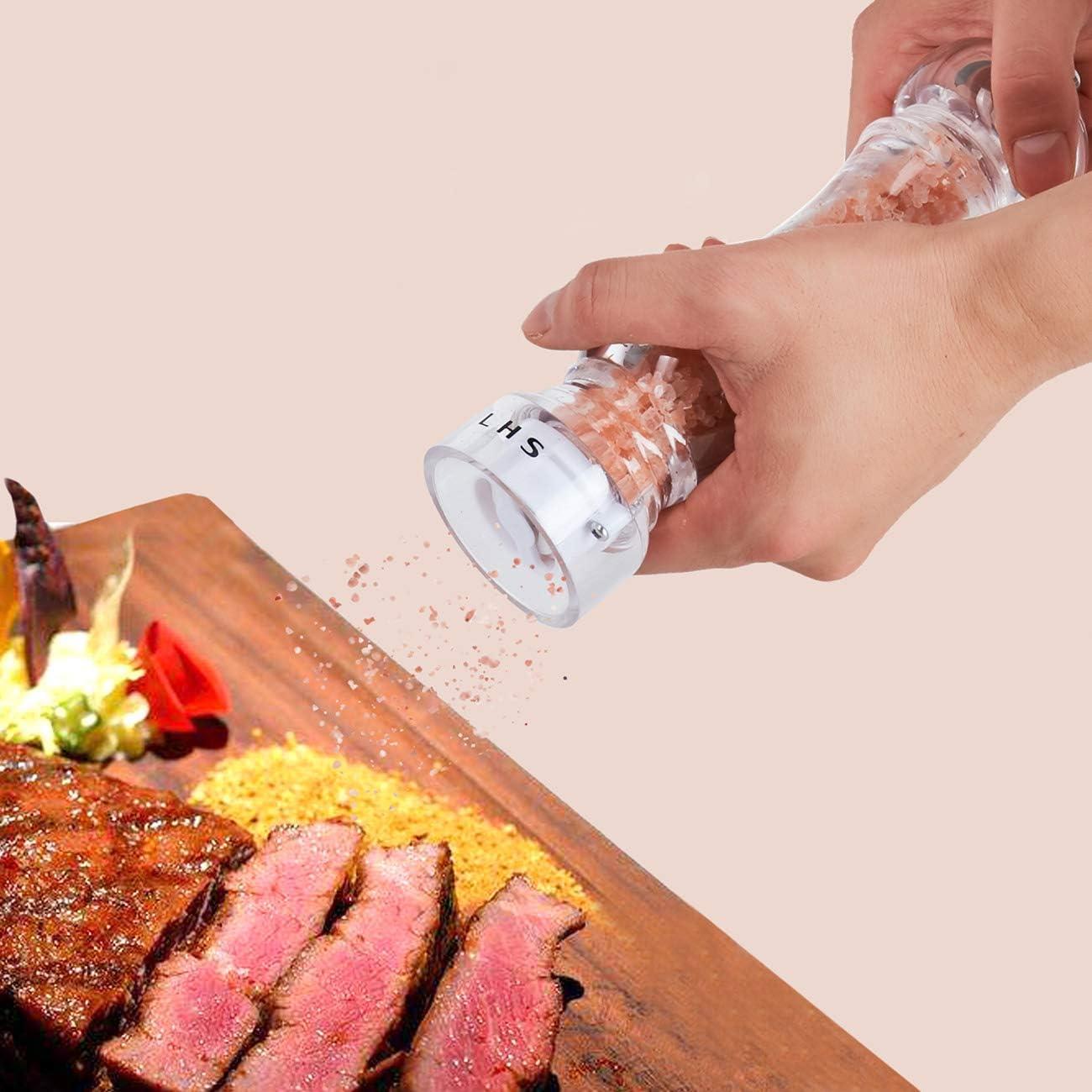Molinillo de Sal y Pimienta LHS Manual Ajustable Acrílico 22.7cm