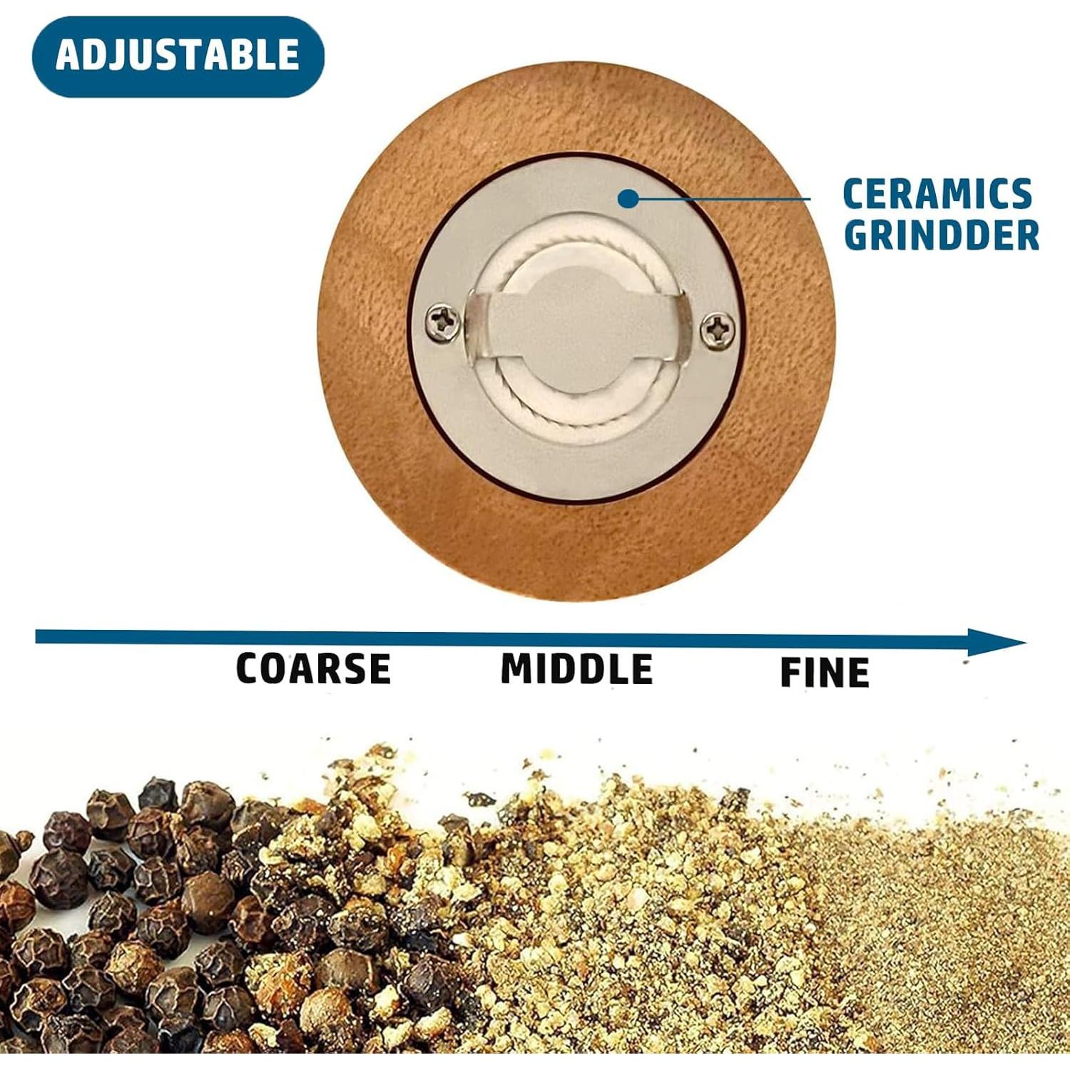 Molinillo de Sal y Pimienta Manual SAND DR BRUSH 12.7 cm Ajustable