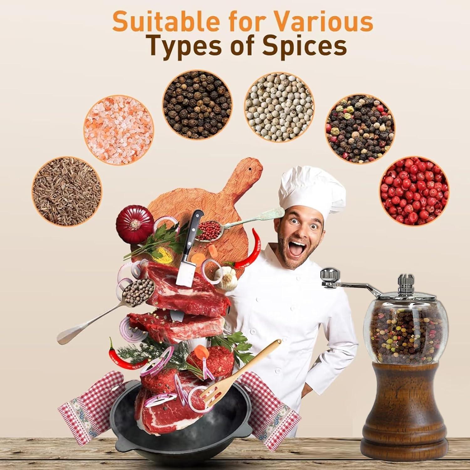 Molinillo de Sal y Pimienta Manual SAND DR BRUSH 12.7 cm Ajustable