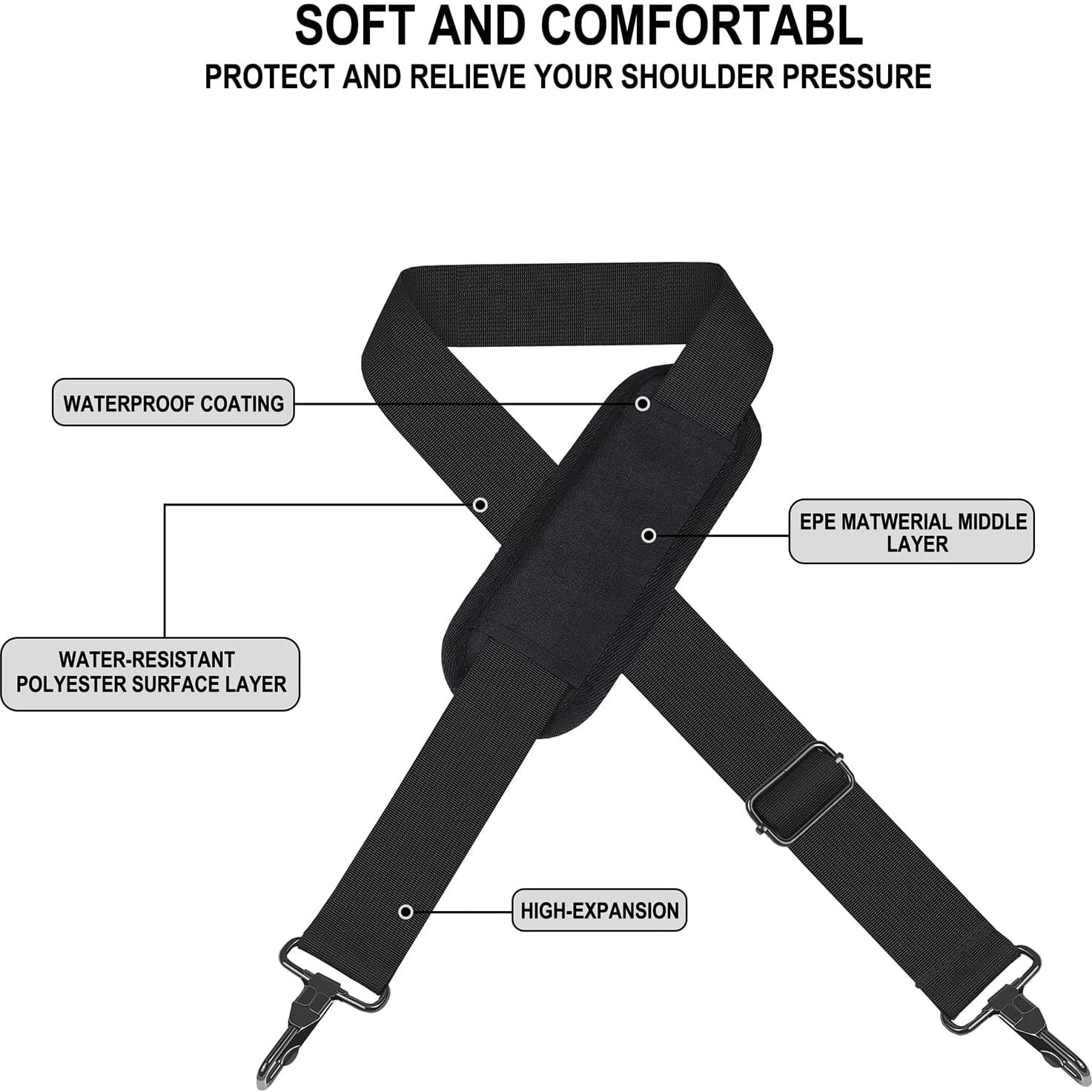 Correa de Hombro JOCYRN Ajustable 183 cm para Laptop y Maletín