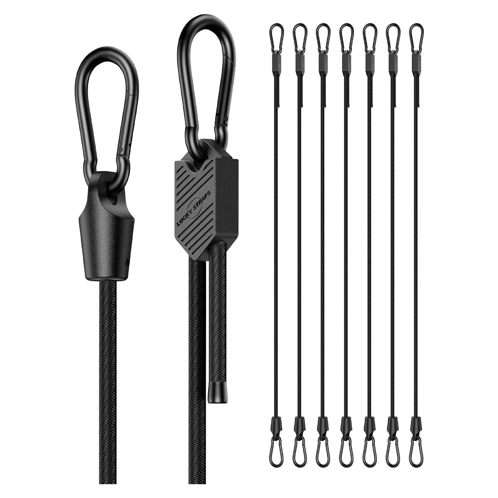 Cuerdas Bungee Ajustables LuckyStraps 121.92 cm 8 Pcs UV
