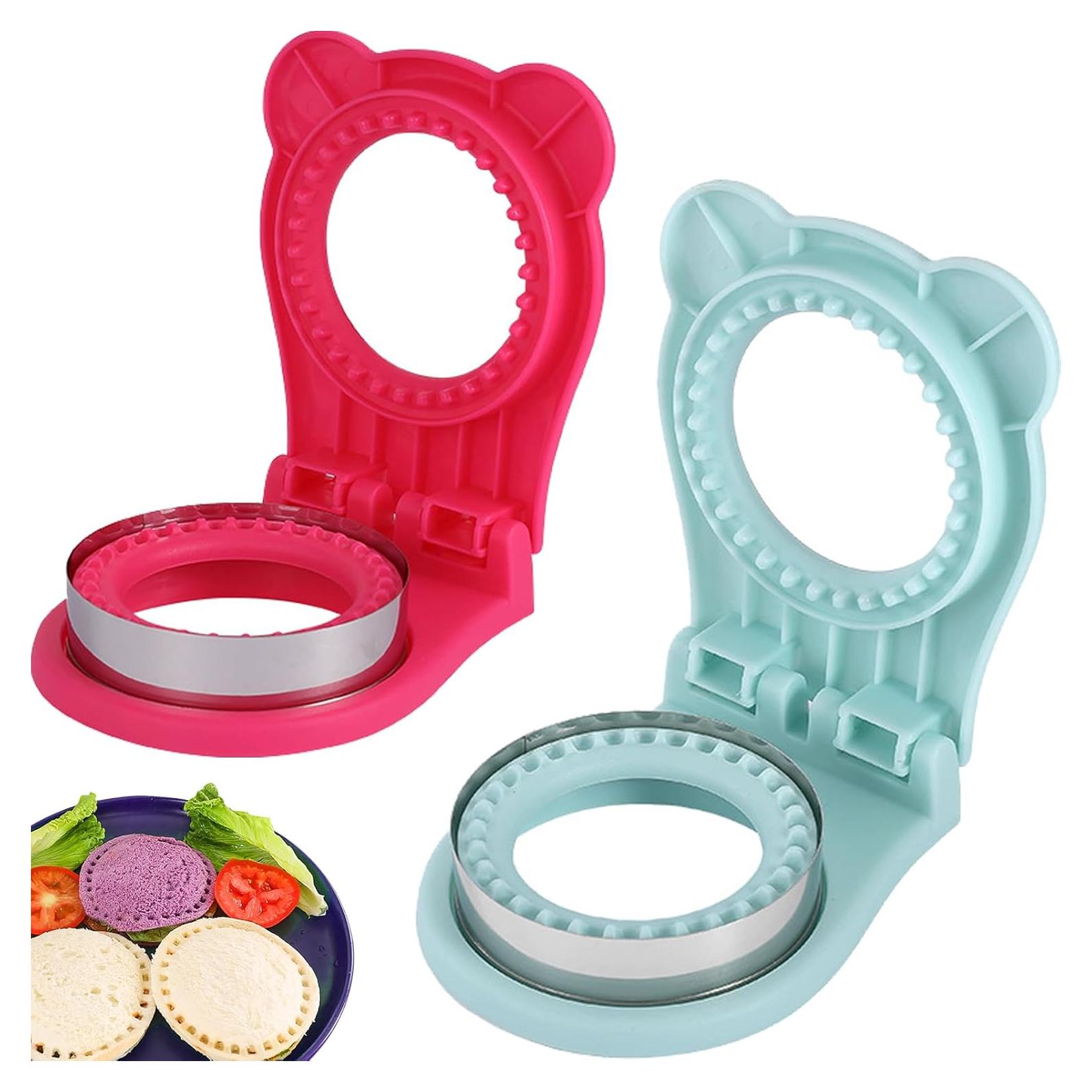 Cortador y Sellador de Sándwiches Kunovo 2 Piezas Acero Inoxidable