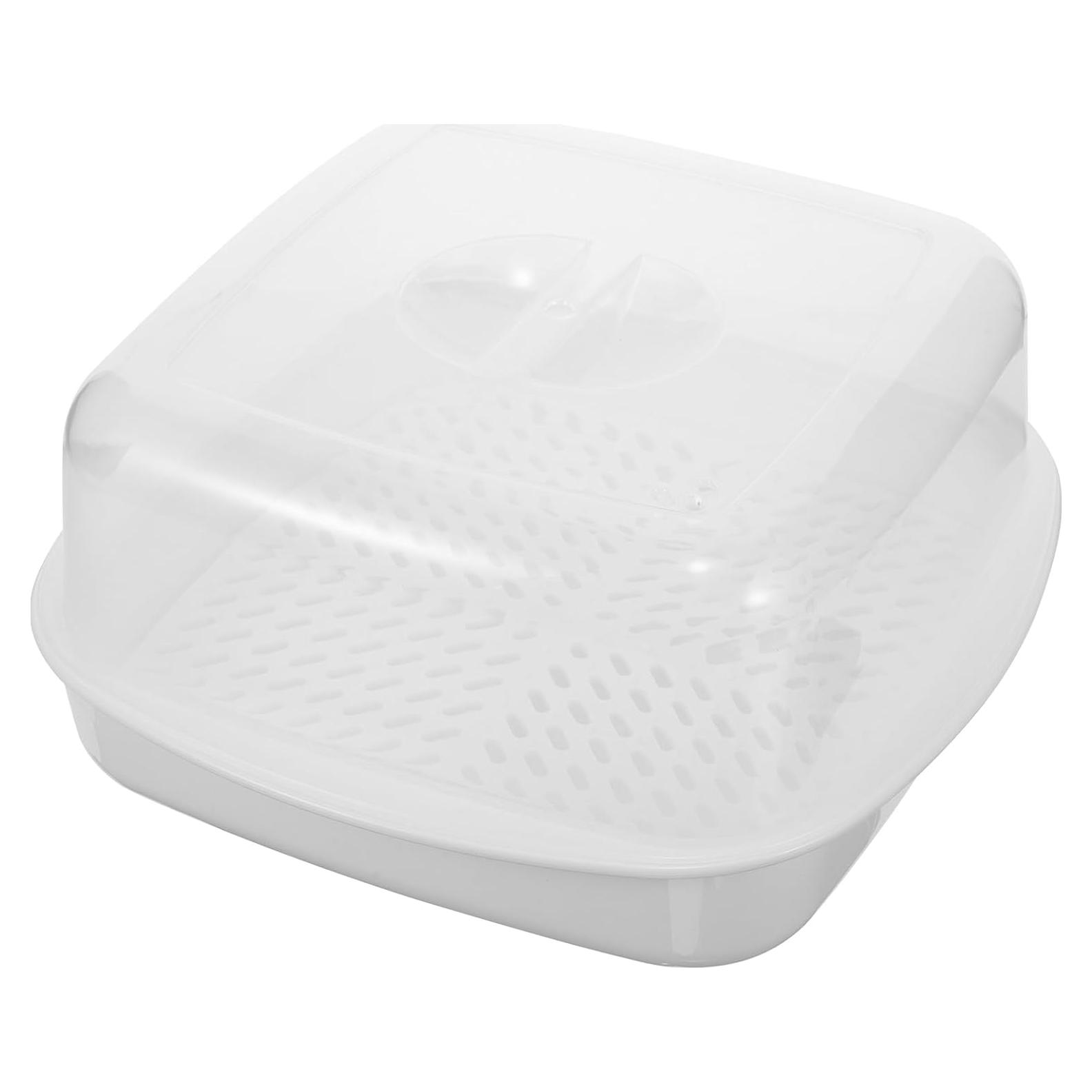 Vaporera de Plástico Hemoton para Microondas 19x19cm