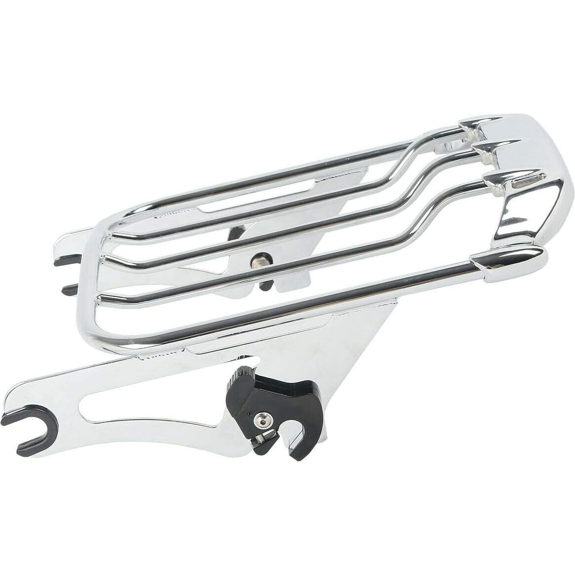 Soporte de Equipaje Desmontable XFMT Cromado para Harley Touring 2009-2024