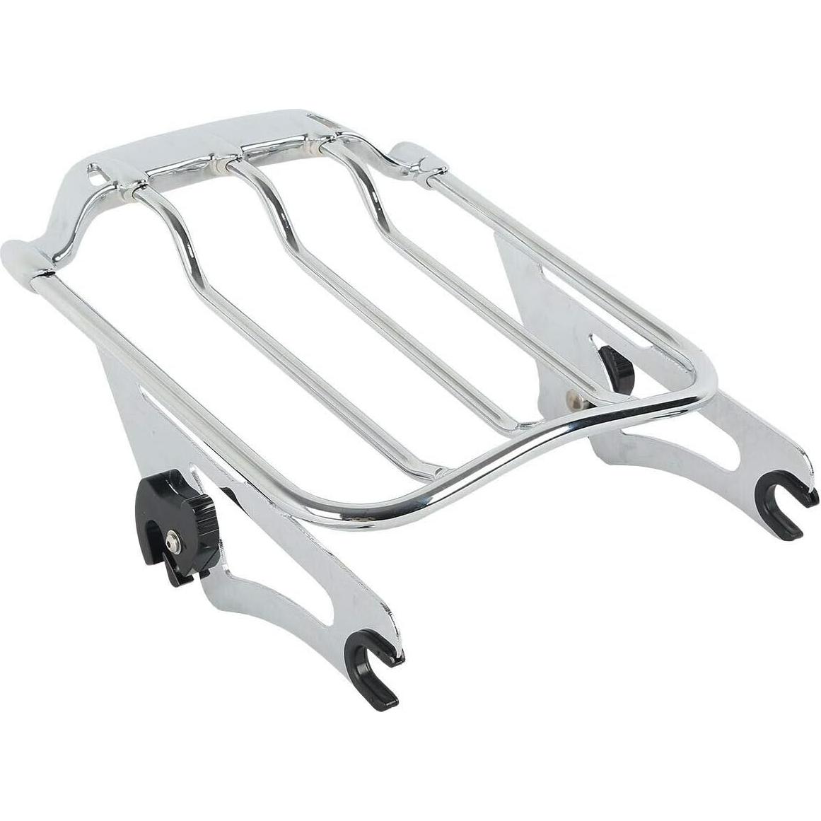 Soporte de Equipaje Desmontable XFMT Cromado para Harley Touring 2009-2024