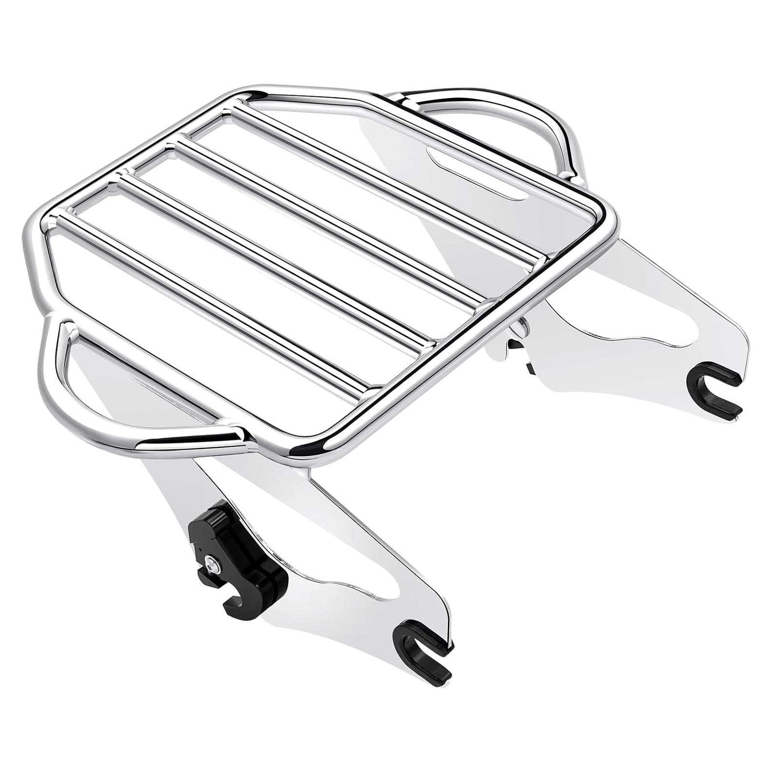 Soporte de Equipaje Desmontable Benlari Cromo para Harley 2009-2024