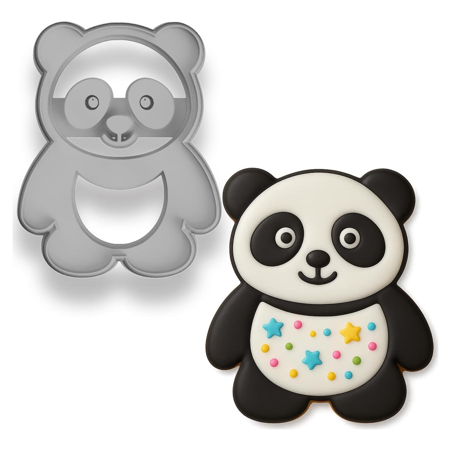 Cortador y Sello de Galleta Panda Mighty Gadget 10.16x7.95 cm