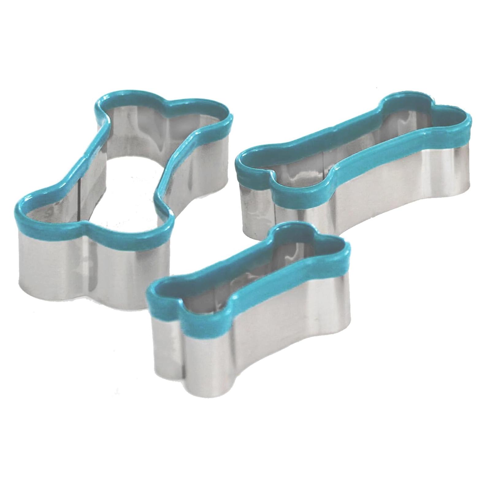 Juego de 3 Cortadores de Galletas Hueso para Perros Simply Unleashed