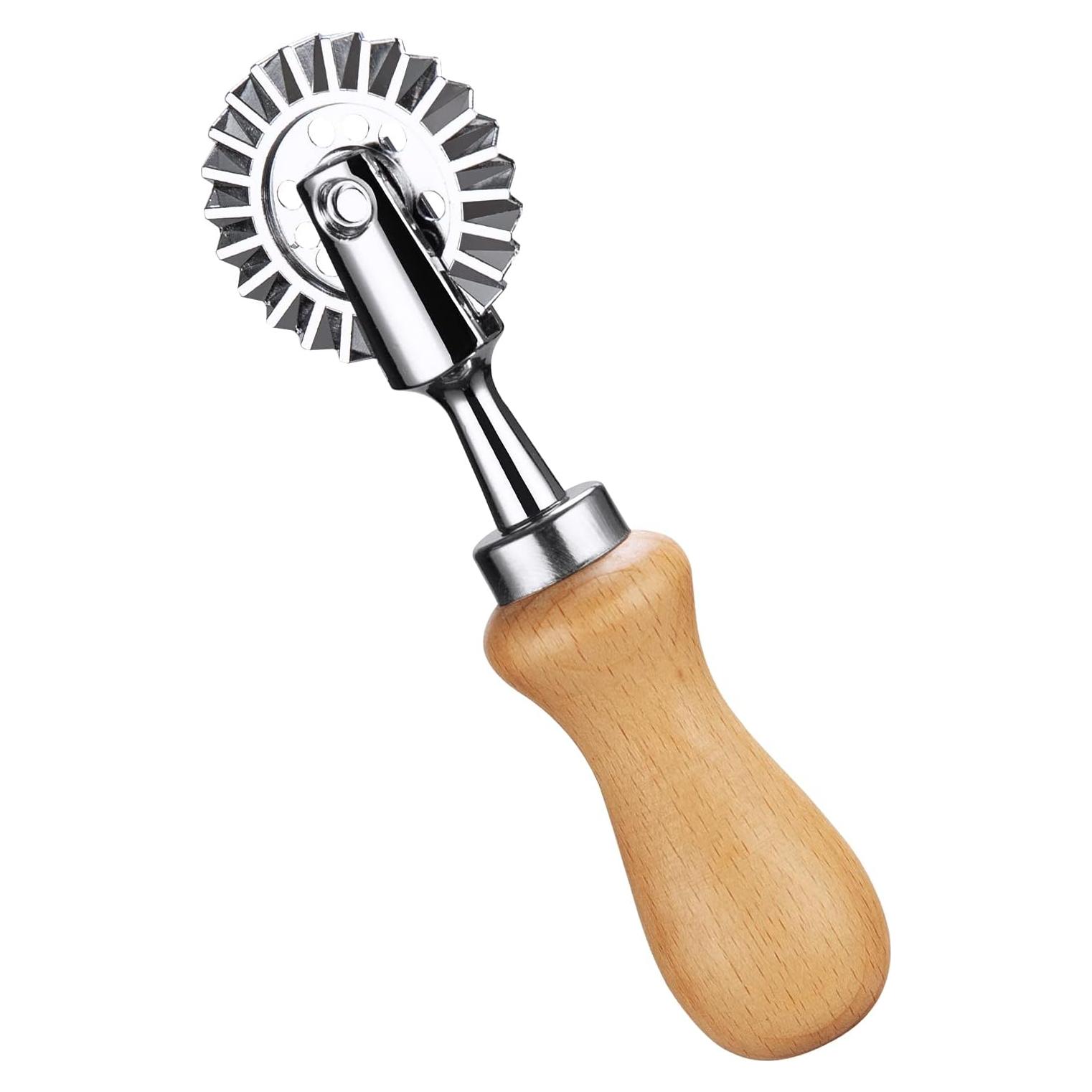 Cortador de Pasta Achoulei - Rueda de 3.3 cm para Ravioli y Pizza