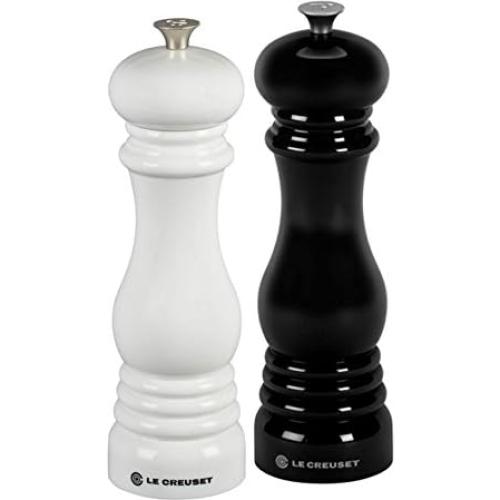 Juego de Molinillos de Sal y Pimienta Le Creuset 20 cm Negro/Blanco
