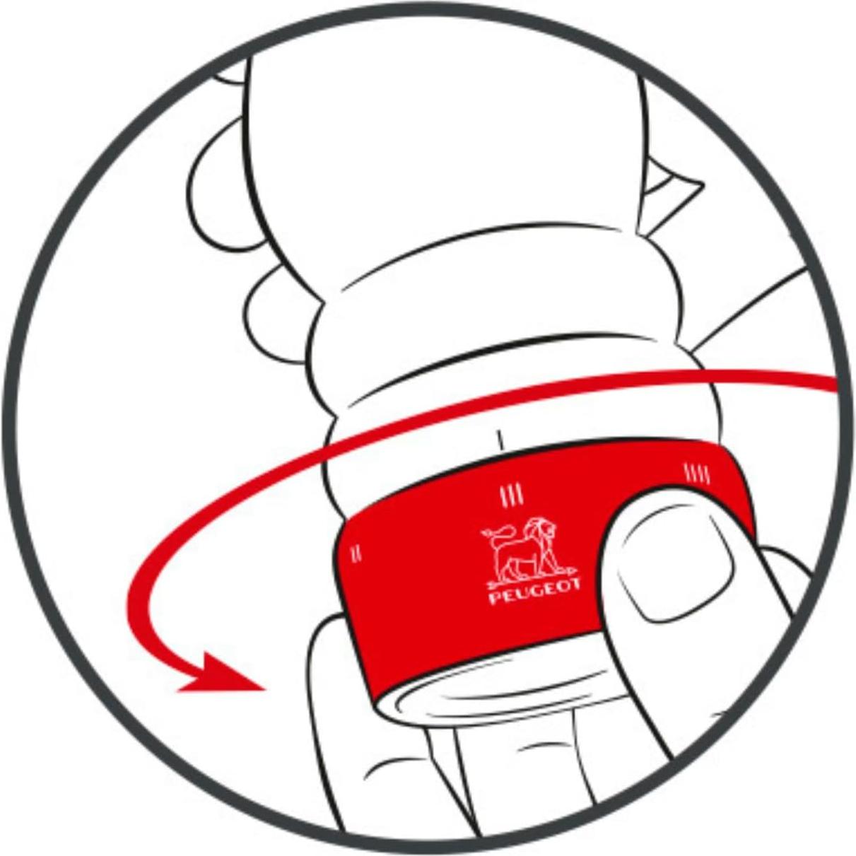 Molinillo de Pimienta Manual Peugeot Paris u'Select Chocolate