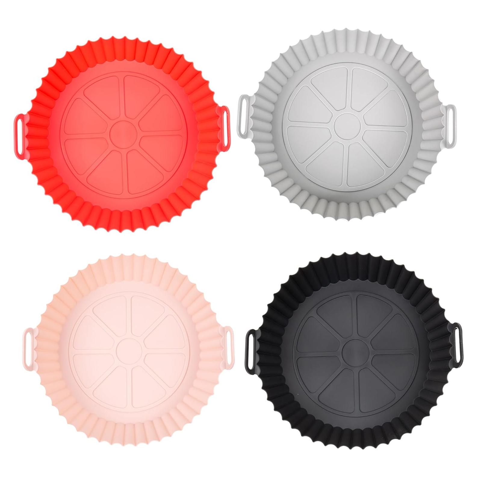 Forros de Silicona Reutilizables SAMNATE 20 cm para Freidora de Aire