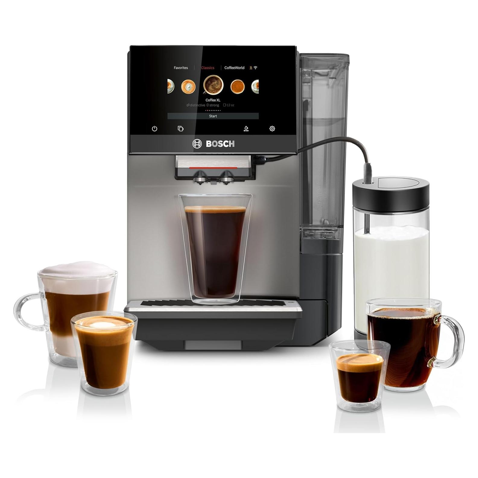 Máquina de Espresso Bosch 800 Series TPU60501 - 36 Bebidas