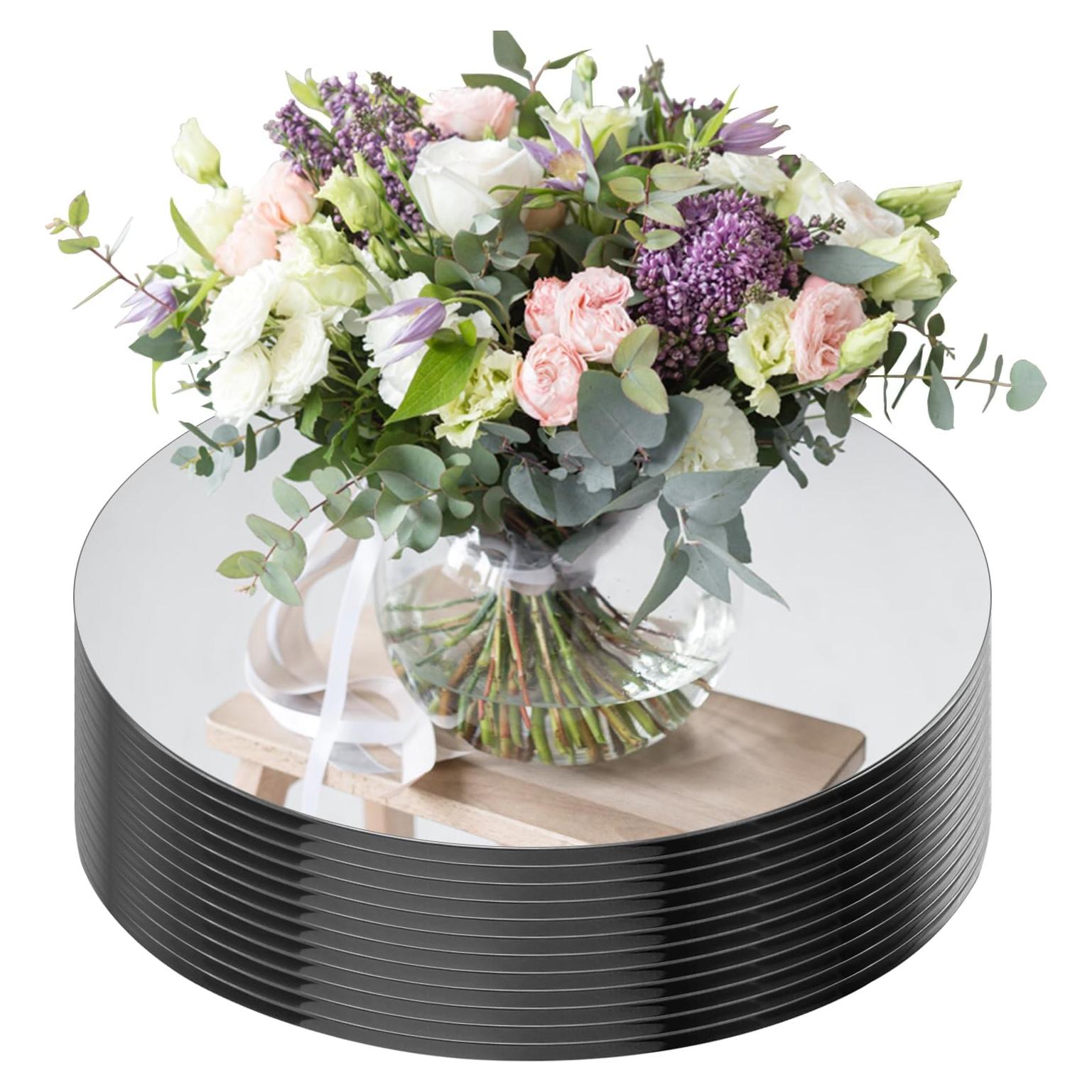 Bandejas Espejadas Redondas Seelenruhe 30.48 cm 12 PCS